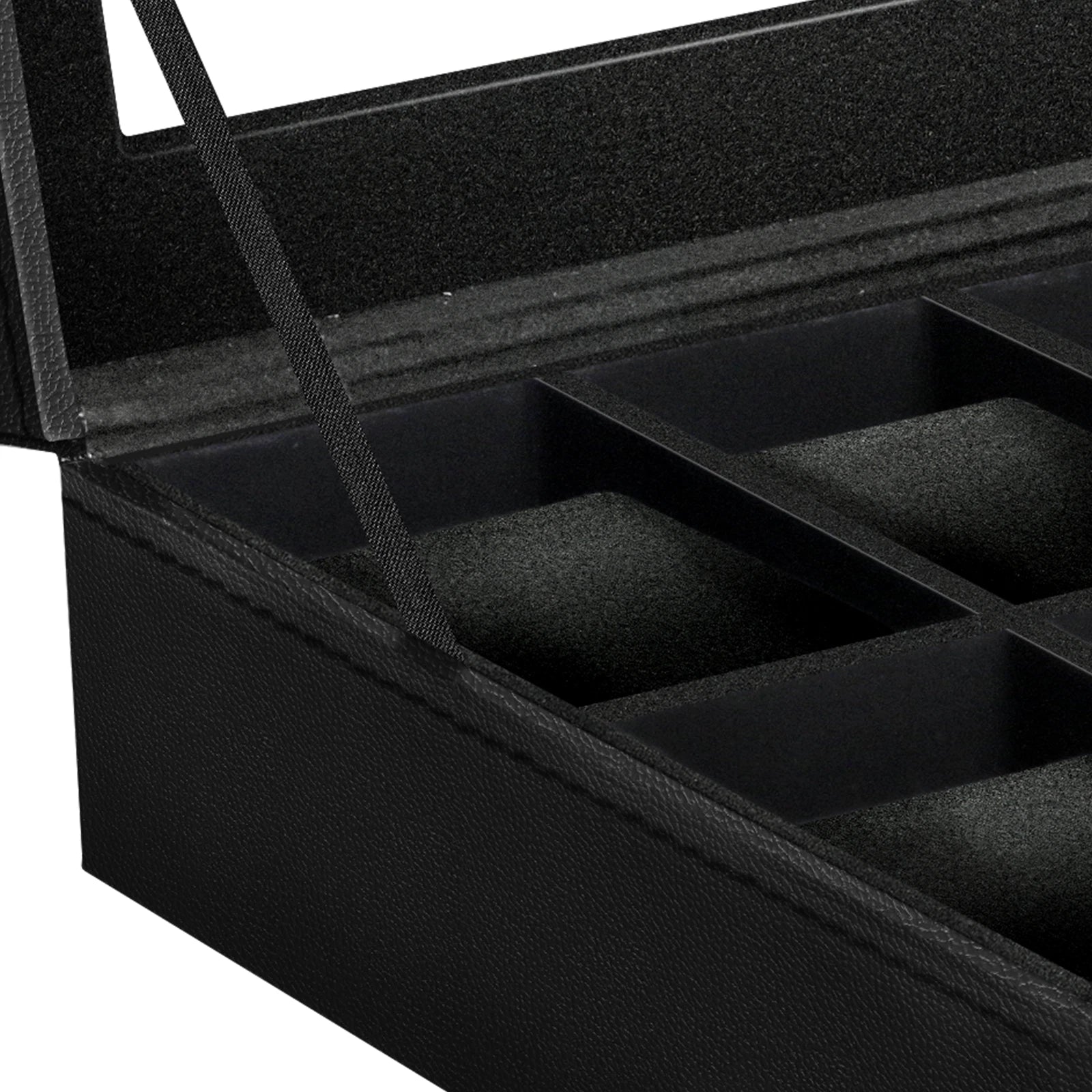 Watch Box Case Organizer Watches Holder Jewelry Storage Top Glass Display Gift | eBay