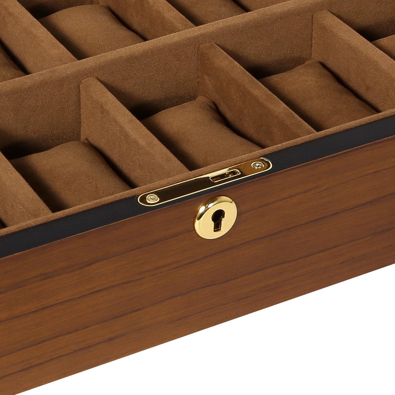 Watch Box Case Organizer Watches Holder Jewelry Storage Top Glass Display Gift | eBay