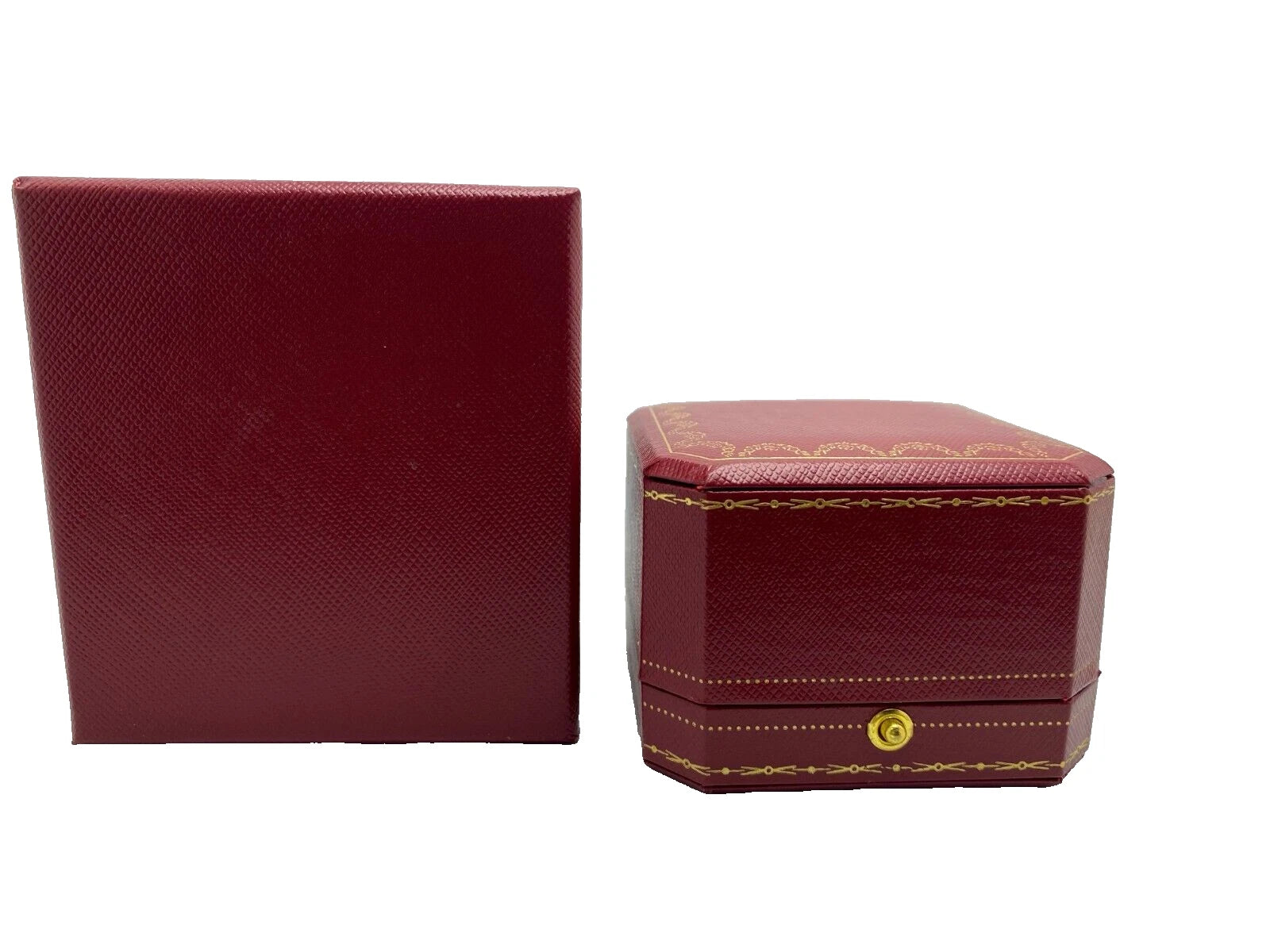 Engagement Ring Box Octagonal Gift box Red | eBay