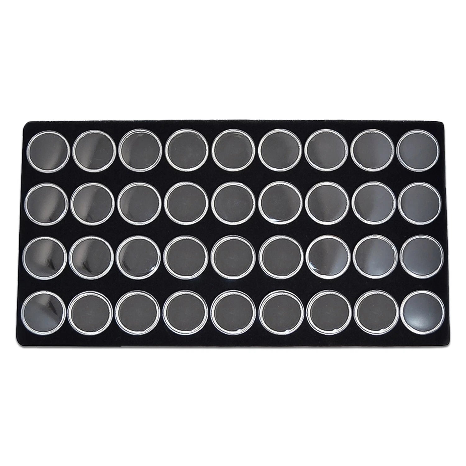 Wooden Jewelry Display Case Organizer Glass Lid & Ring/Jar Insert - Black/Burlap | eBay