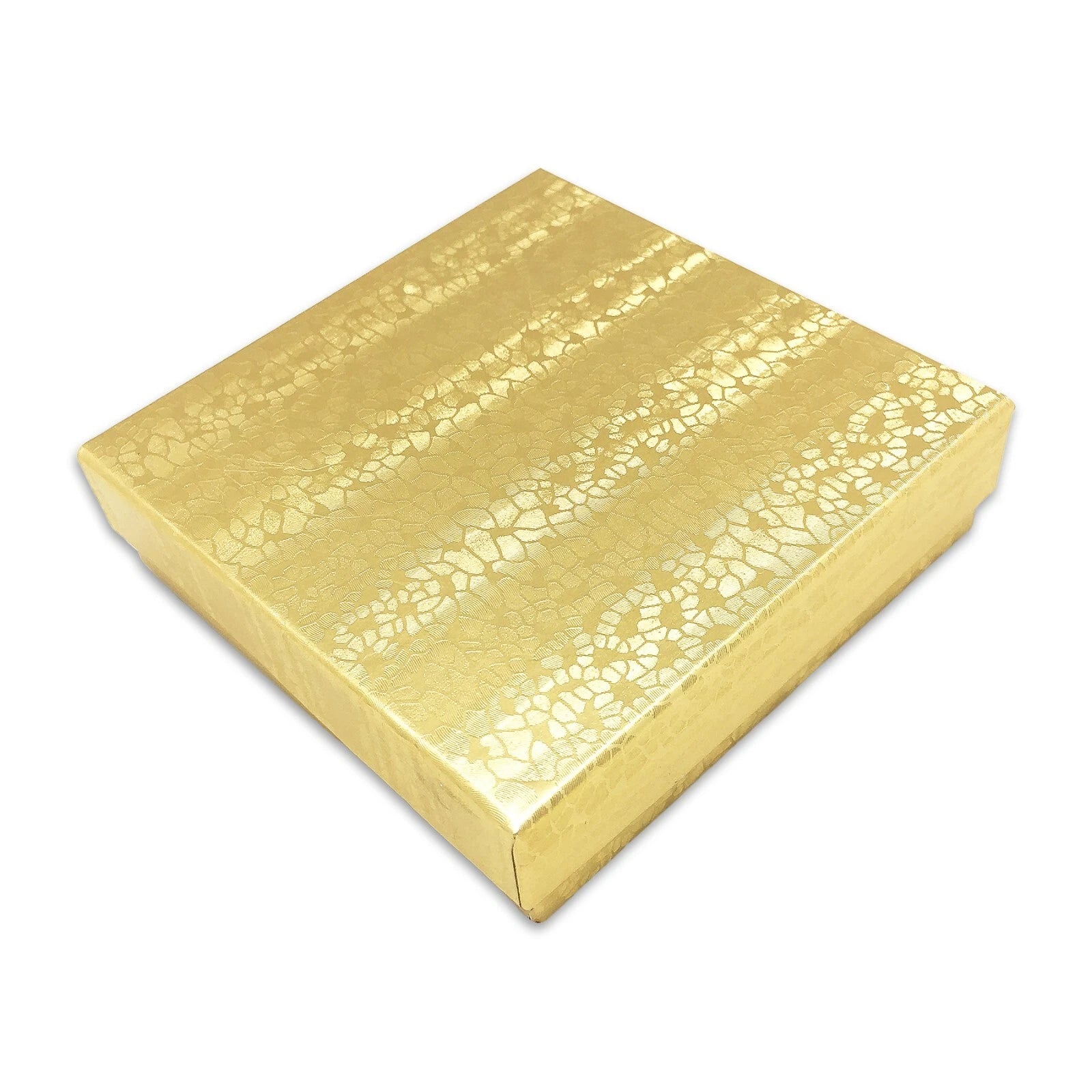 BULK 3.5x3.5x1 Cardboard #33 JEWELRY GIFT BOXES Cotton Fill Kraft Paper Shipping | eBay