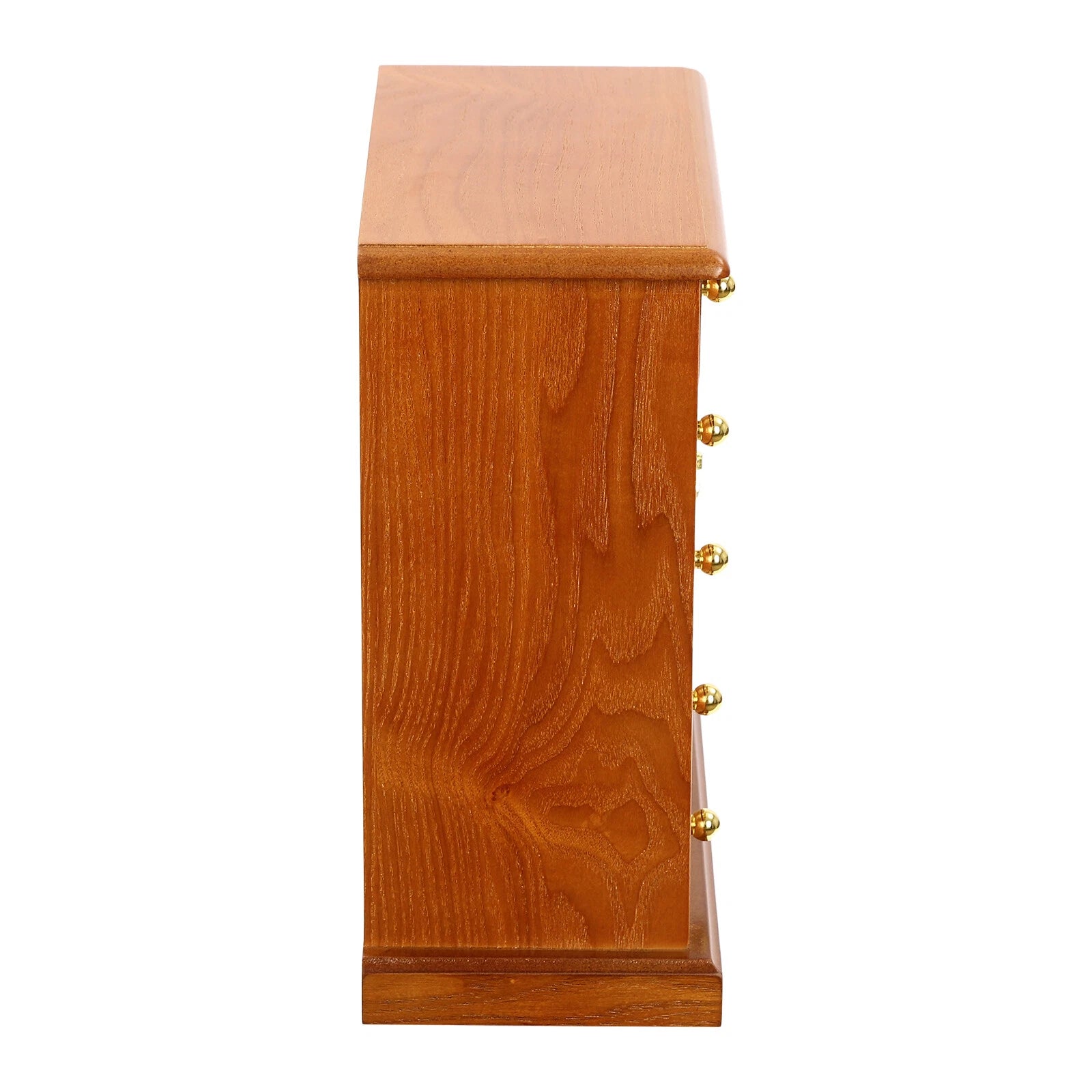 Wooden Jewelry Box Jewelry Storage Cabinet Organizer Mirror With 5 Drawers | eBay