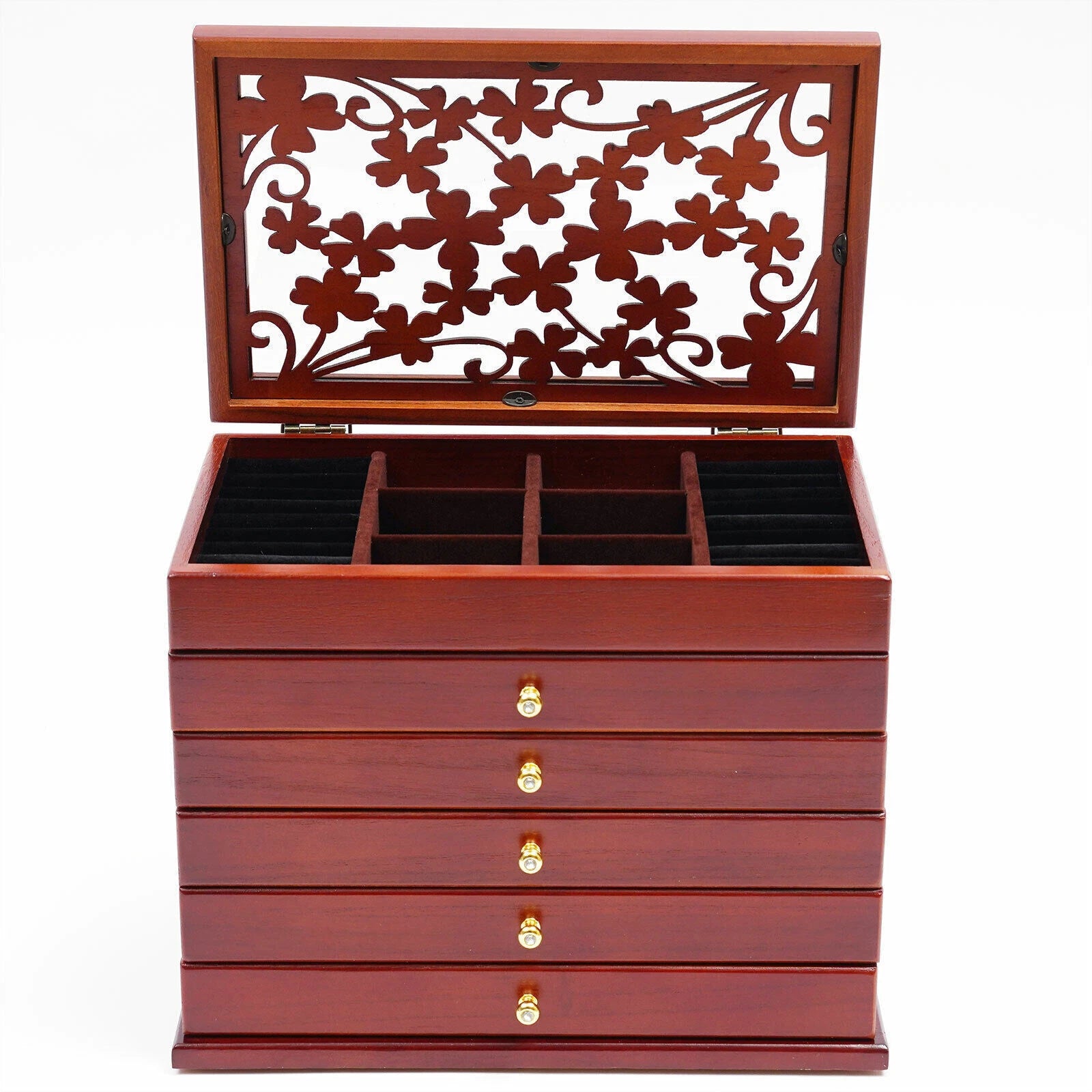 Jewelry Box Organizer for Women Girls Large Jewelry Storage Case with Drawers🔥 | eBay