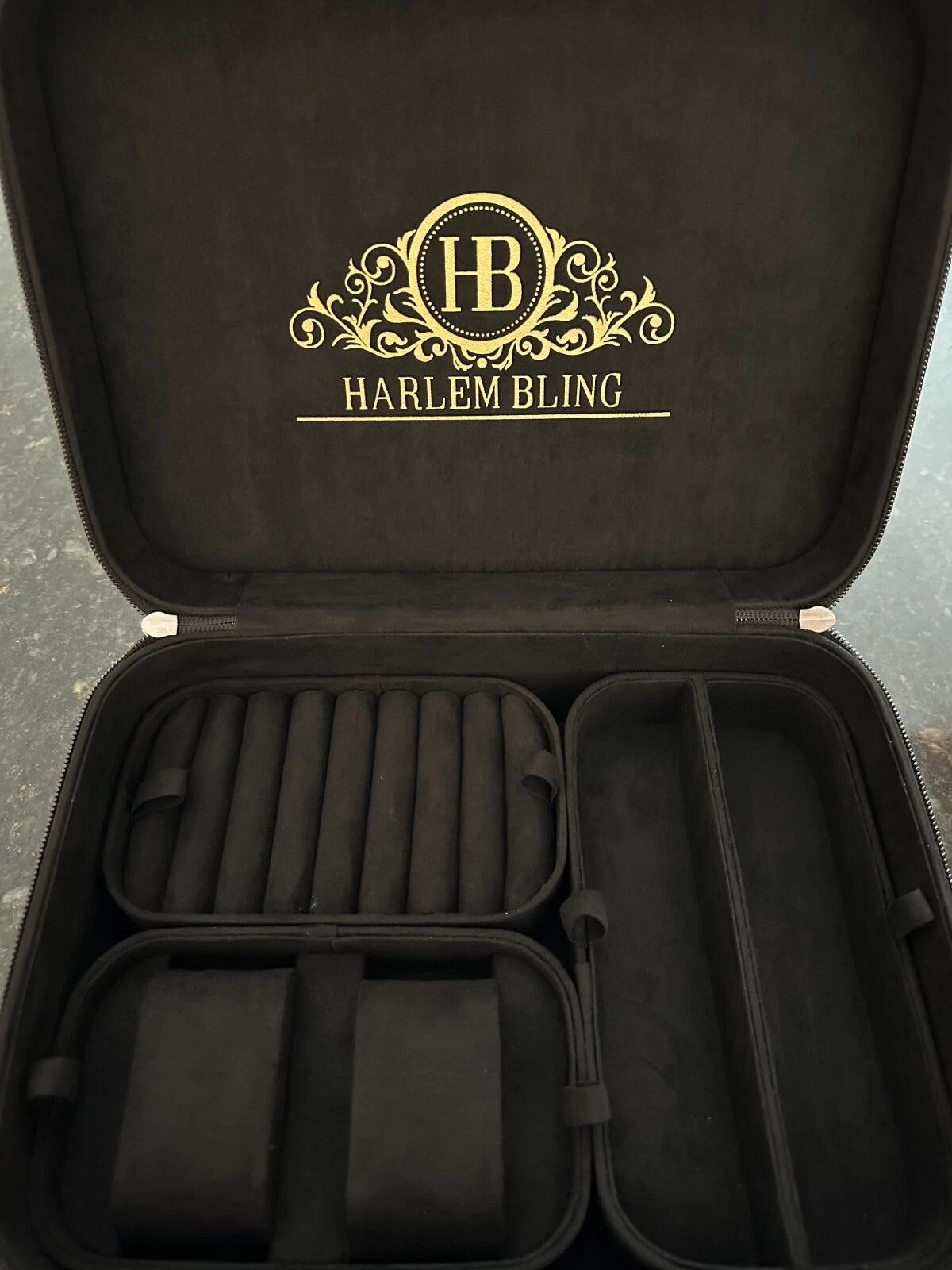 Harlembling Leather Travel Jewelry Box Case | eBay