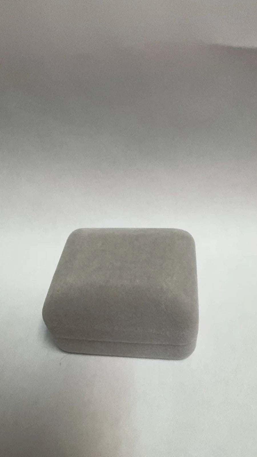 Velvet Jewelry Storage Case, Light Gray Soft Lining Elegant Velvet Jewelry Box C | eBay