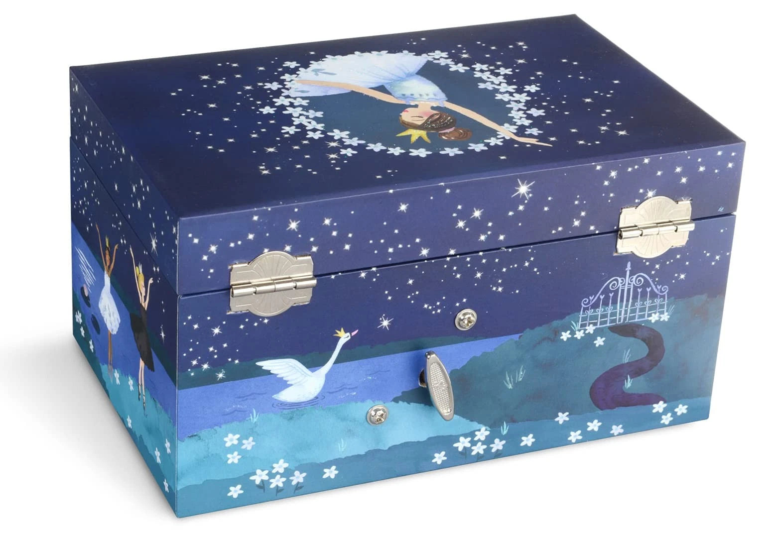 Jewelkeeper Girl's Ballerina Musical Jewelry Storage Box with Pullout Drawer, Gl | eBay