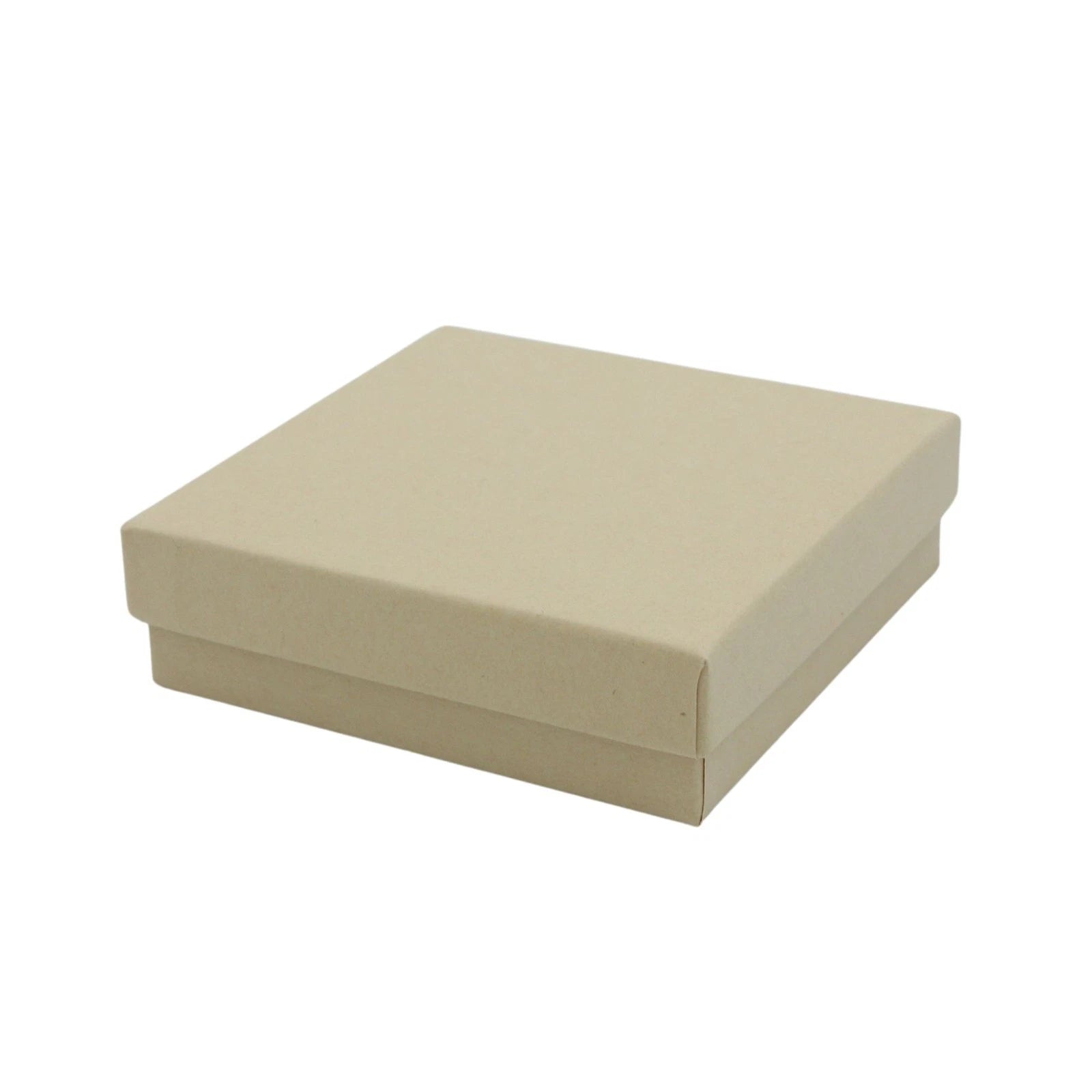 Cotton Filled Kraft Two Piece Jewelry Gift Boxes - 3½” x 3½” x 1" (Case of 50) | eBay
