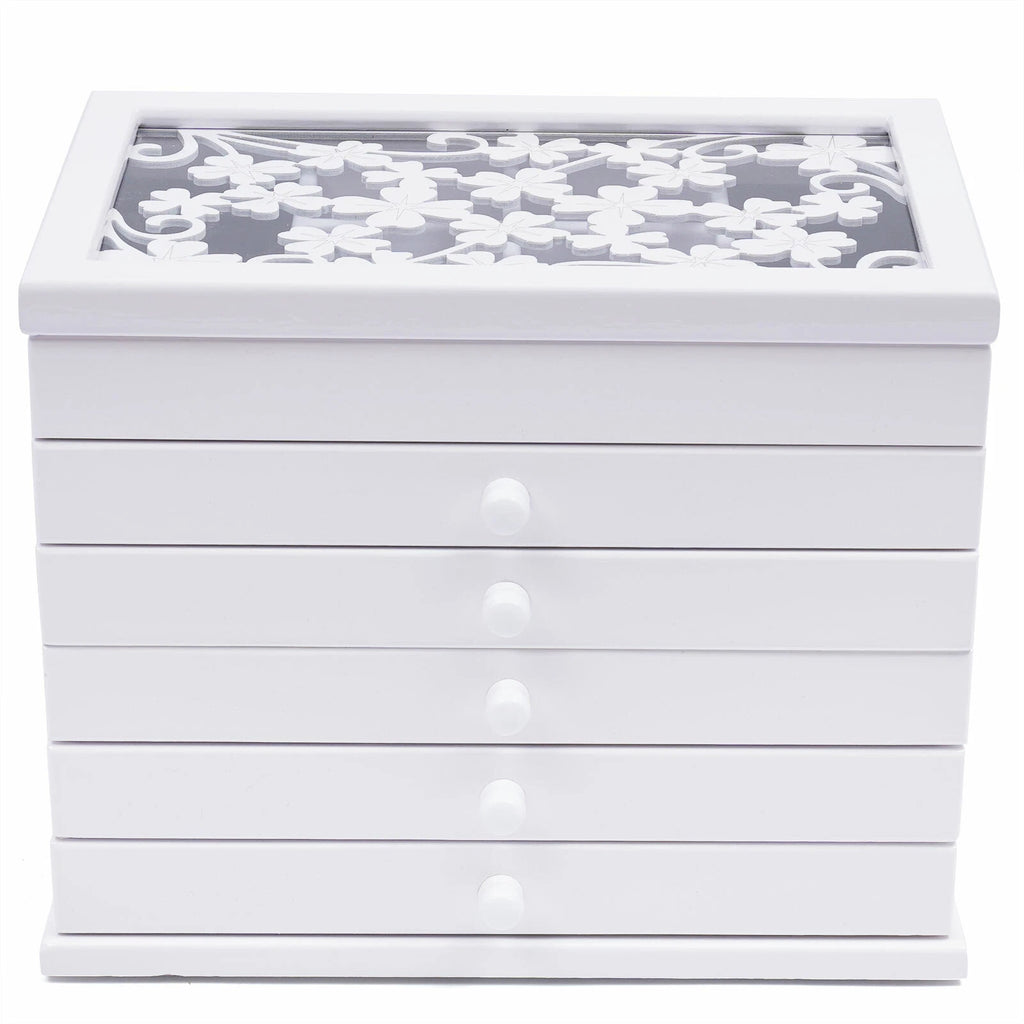 Large Jewelry Box Organizer for Women Girls Jewelry Storage Case with Drawers US | eBay