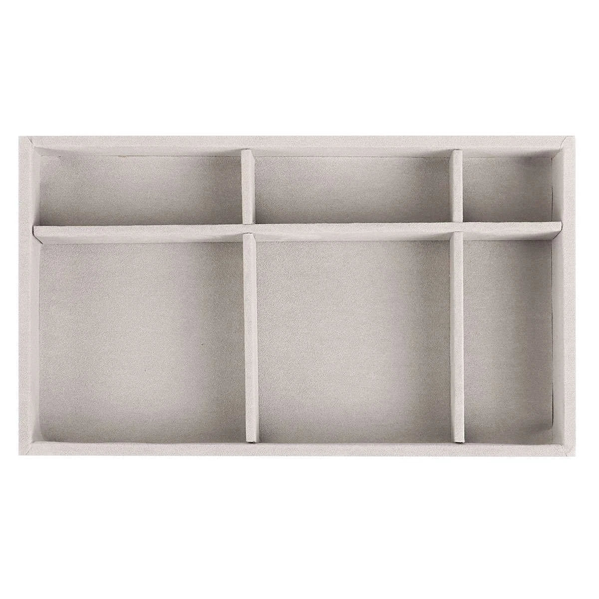 Large Velvet Jewelry Ring Display Organizer Tray Holder Box Earring Storage Case | eBay