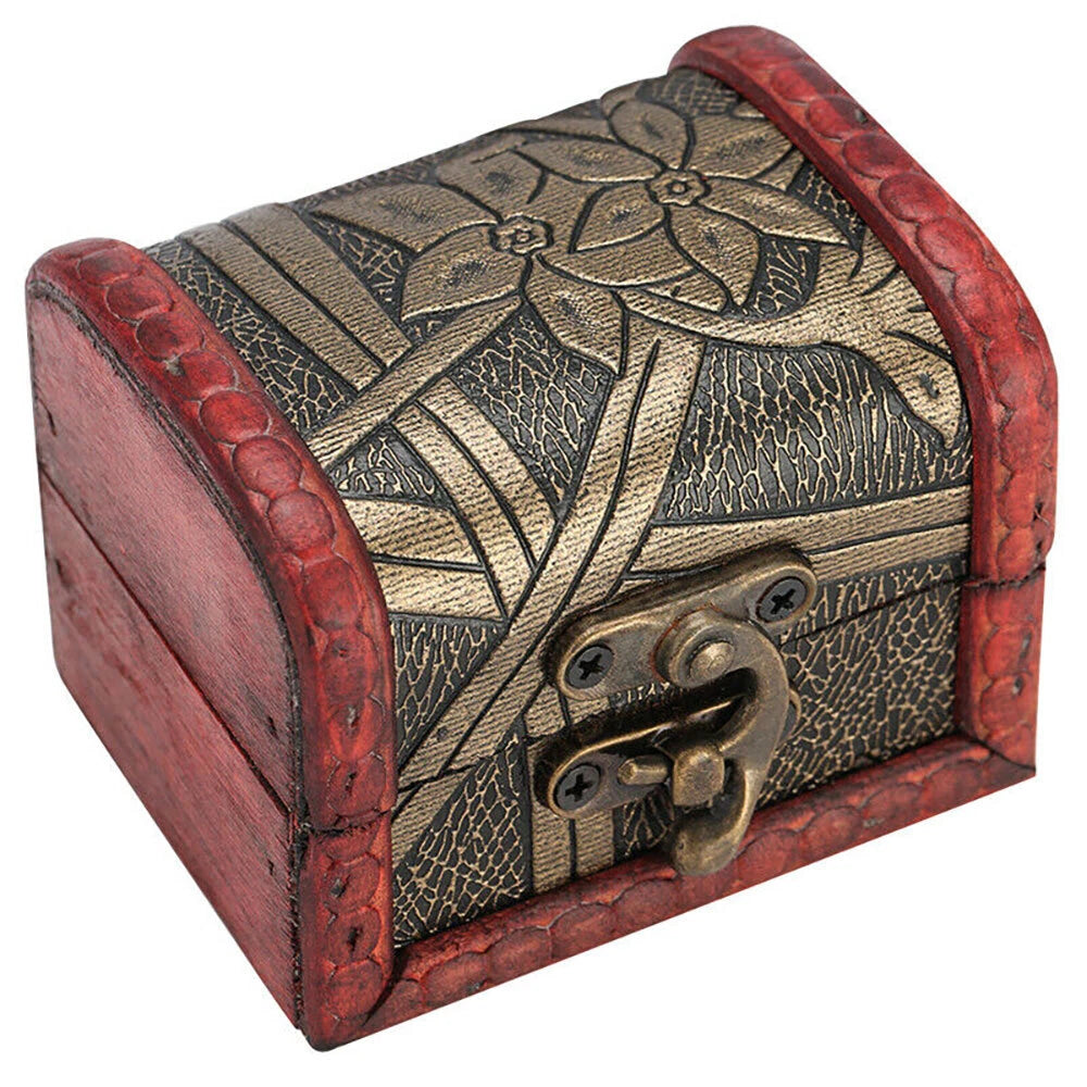 2Pcs Vintage Necklace Bracelet Storage Organizer Holder Gift Wooden Jewelry Box | eBay