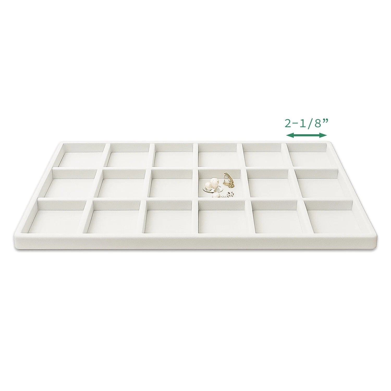 Wooden Jewelry Display Case Organizer Glass Lid Pad/Divider Insert Black/Burlap | eBay