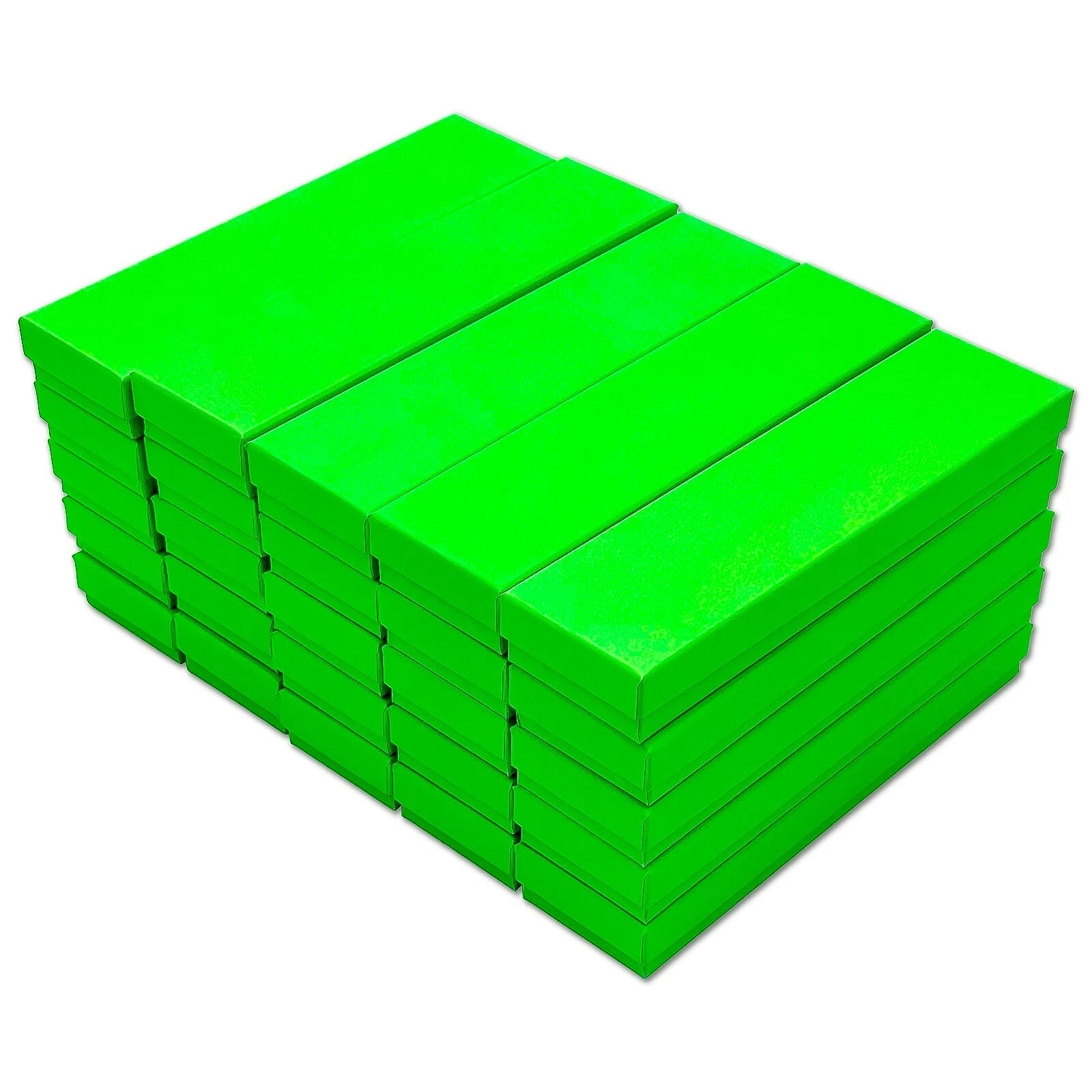 BULK 8x2x1 Cardboard #82 JEWELRY GIFT BOXES Cotton Fill Kraft Necklace Shipping | eBay