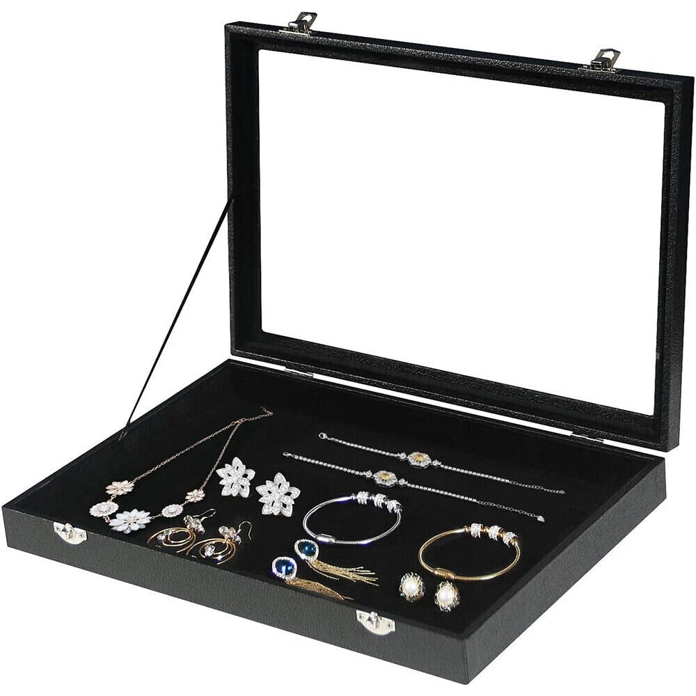 Small Velvet Jewelry Display Box Case for Rings, Bracelets, Necklaces, Retail | eBay
