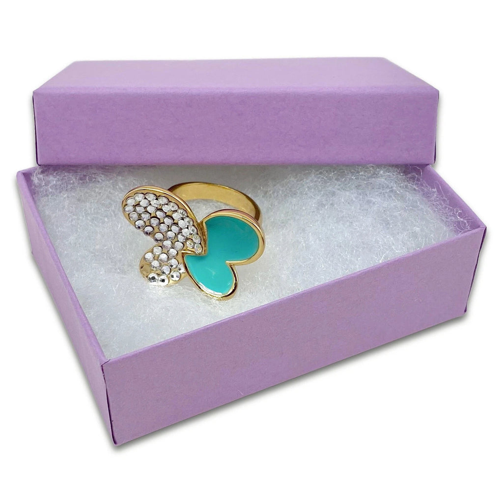 BULK 3.2x2.2x1 Cardboard #32 JEWELRY GIFT BOXES Cotton Fill Kraft Small Shipping | eBay
