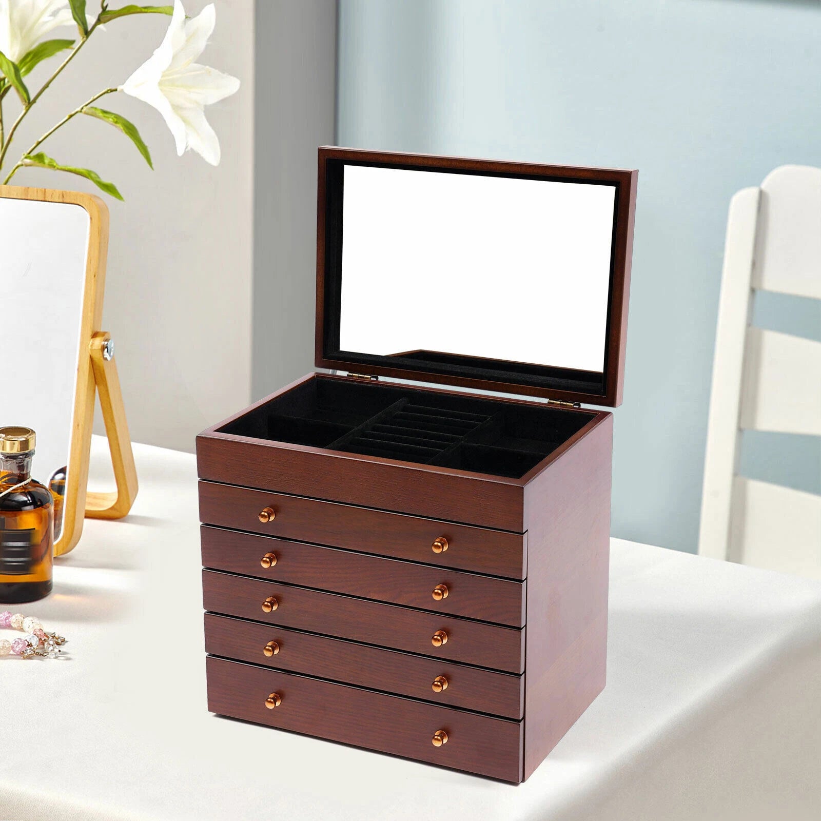 Jewelry Box Organizer for Women Girls Large Jewelry Storage Case with Drawers🔥 | eBay