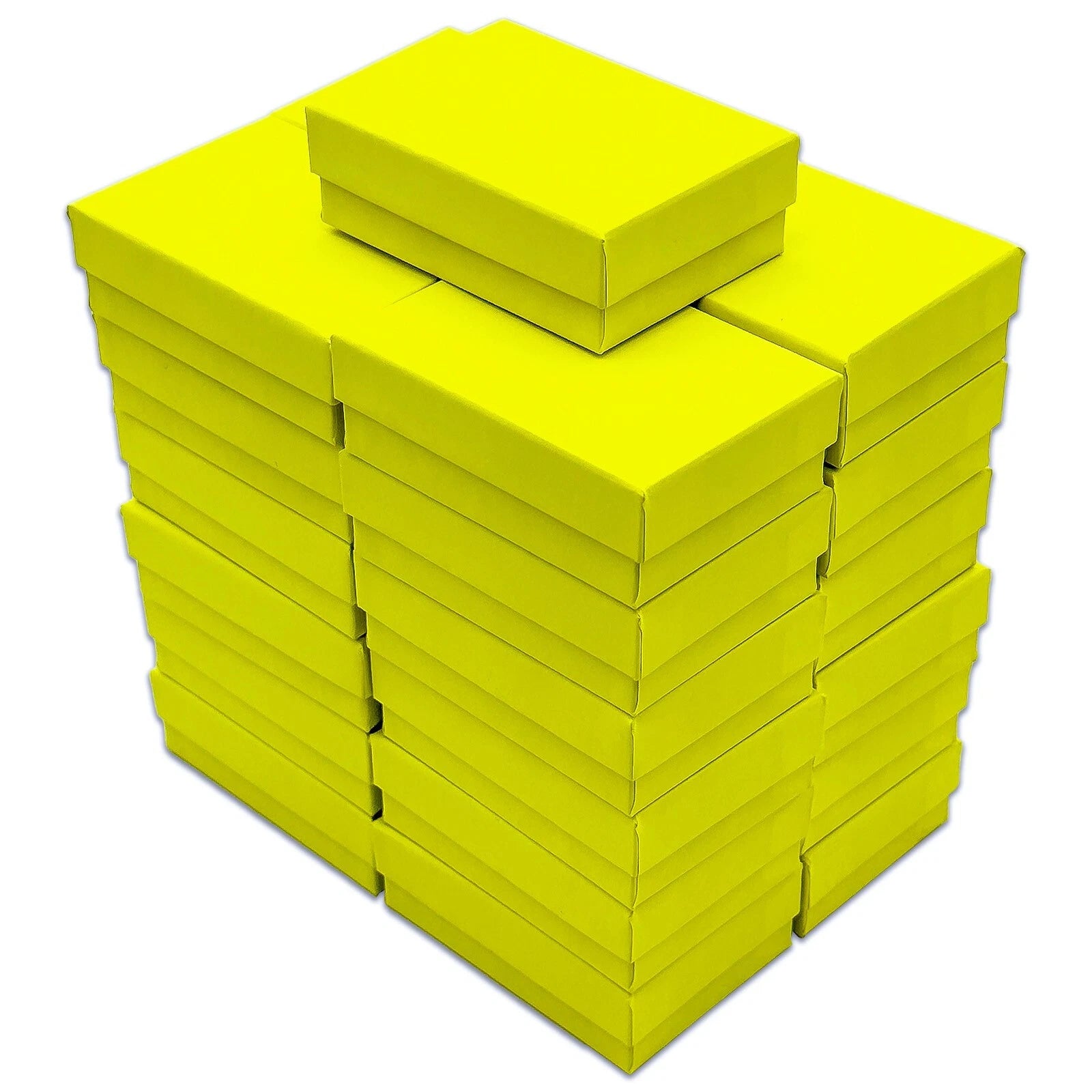 BULK 3.2x2.2x1 Cardboard #32 JEWELRY GIFT BOXES Cotton Fill Kraft Small Shipping | eBay