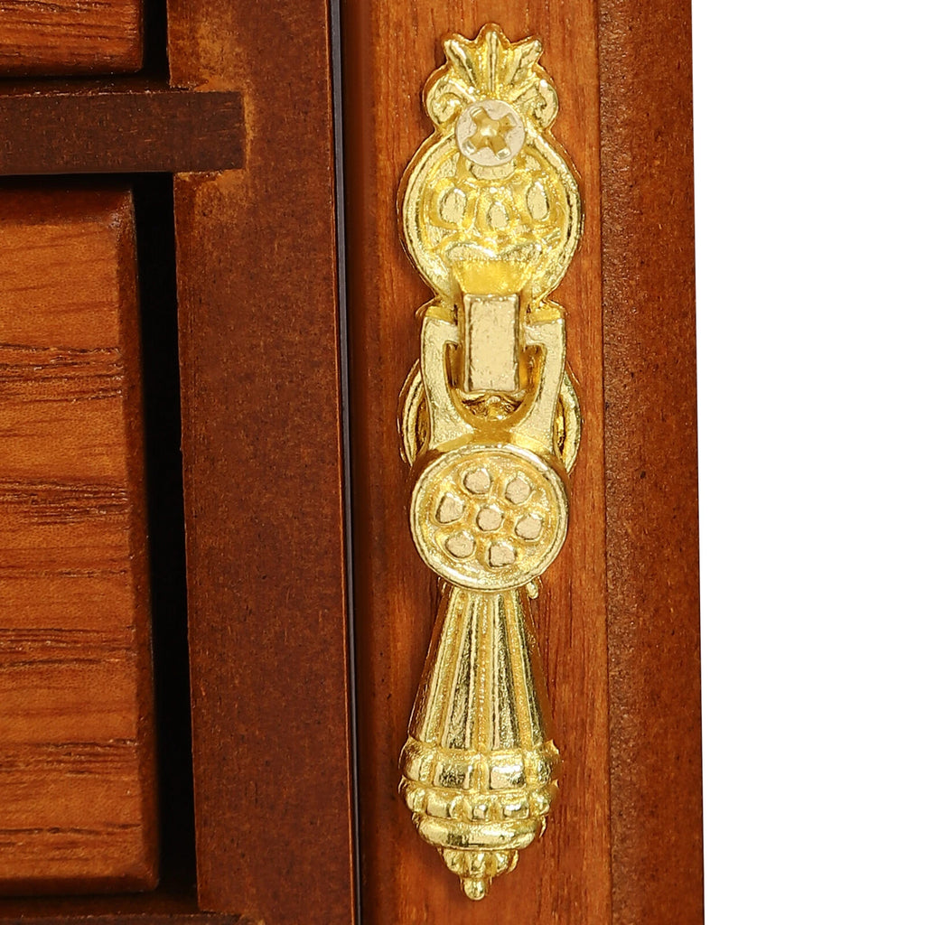 Wooden Jewelry Box Jewelry Storage Cabinet Organizer Mirror With 5 Drawers | eBay