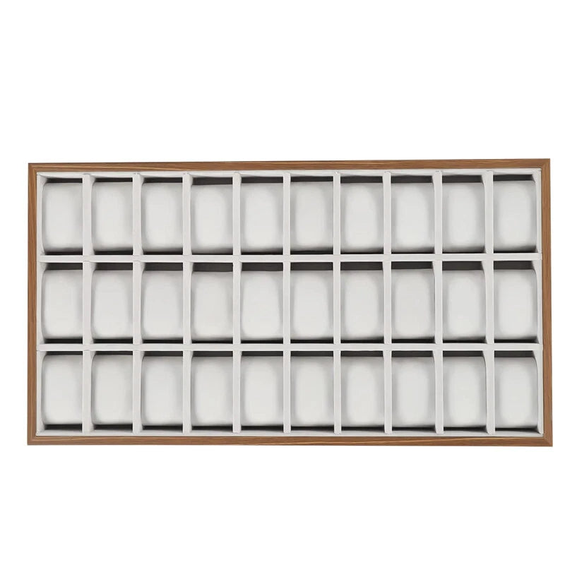 30 Slots Wood Watch Box Jewelry Storage Case Organizer Display Box Holder Tray | eBay