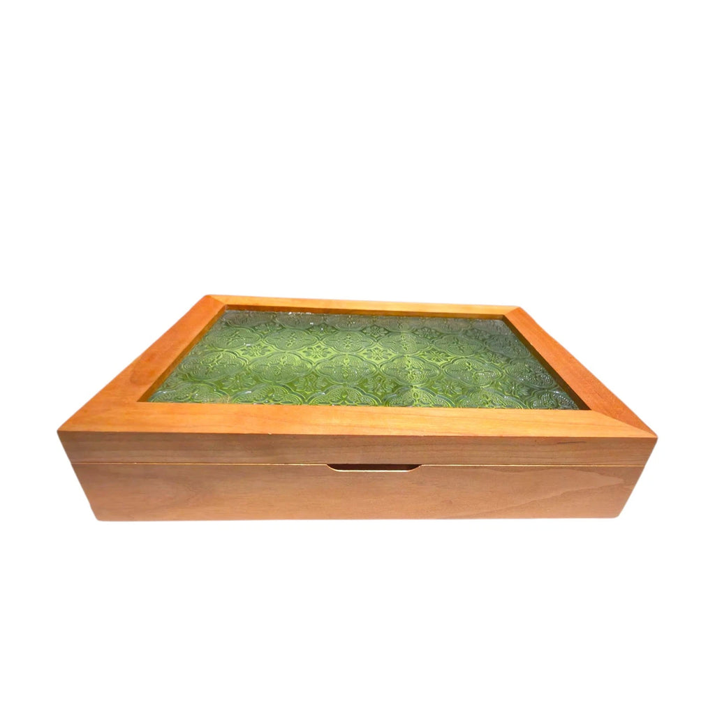 Cherry Wood Jewelry Box Magnetic Closure Elegant Gift for Women Jewelry Storage | eBay