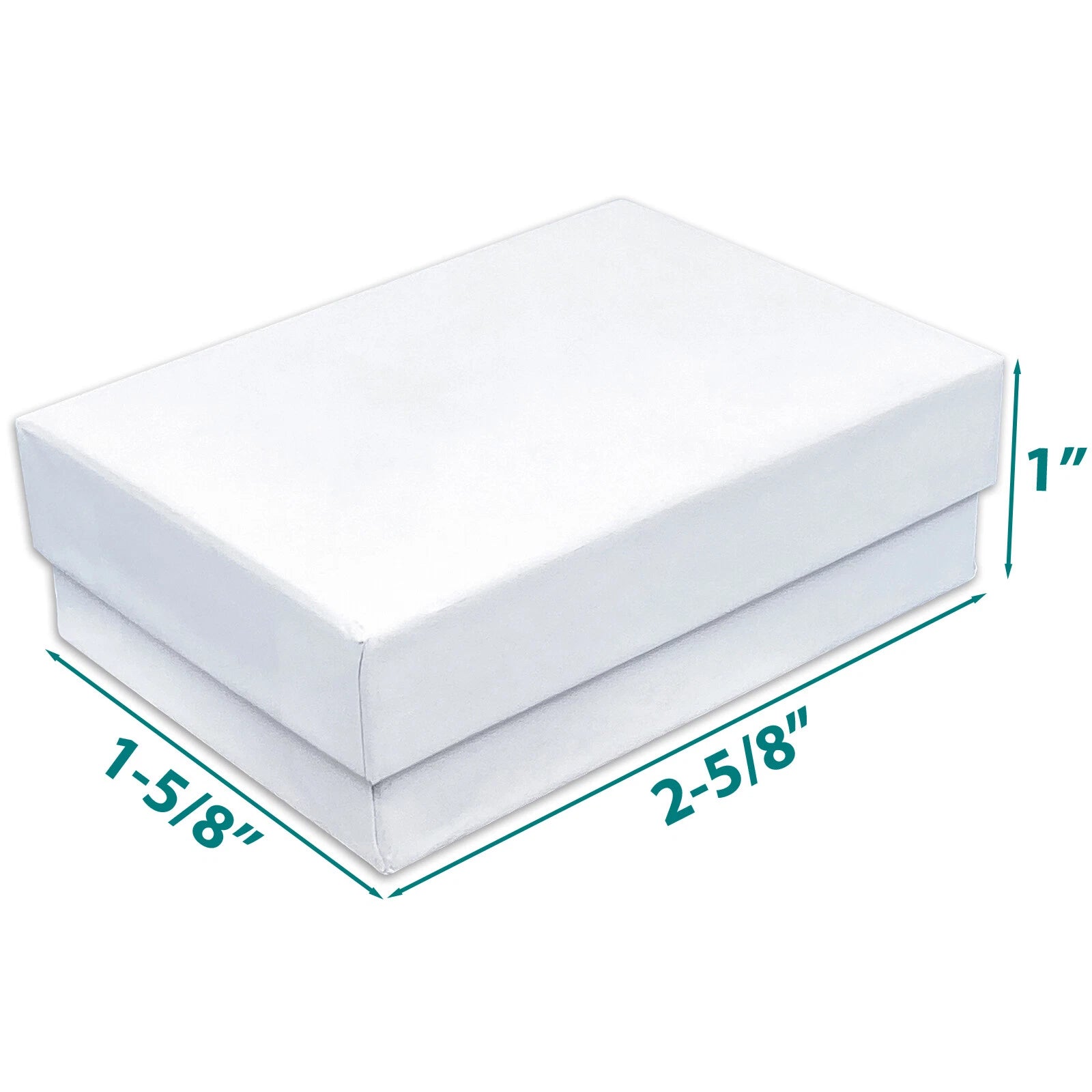 BULK Cardboard Kraft Paper JEWELRY GIFT BOXES Cotton Filled WHITE - for Shipping | eBay