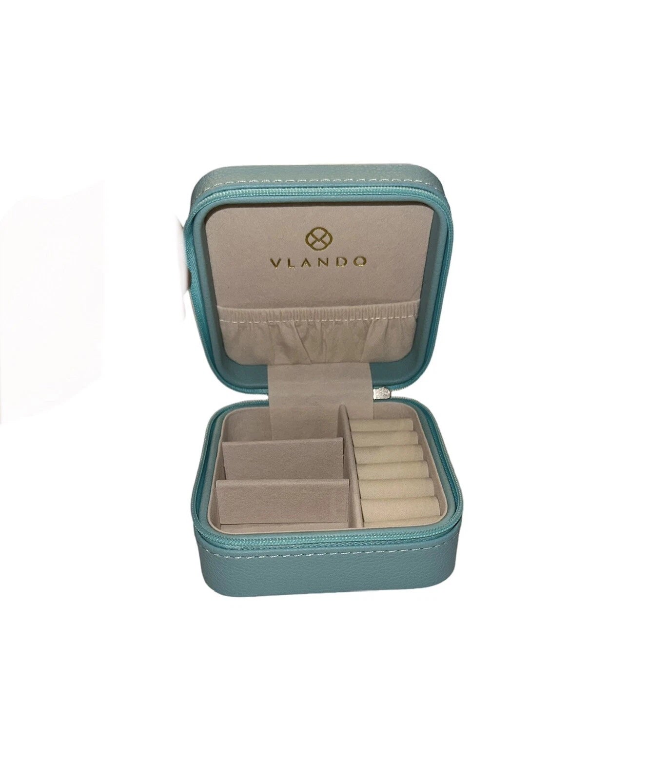 VLando Jewelry Box Organizer PU Leather Jewelry Ornaments Case Travel Storage | eBay