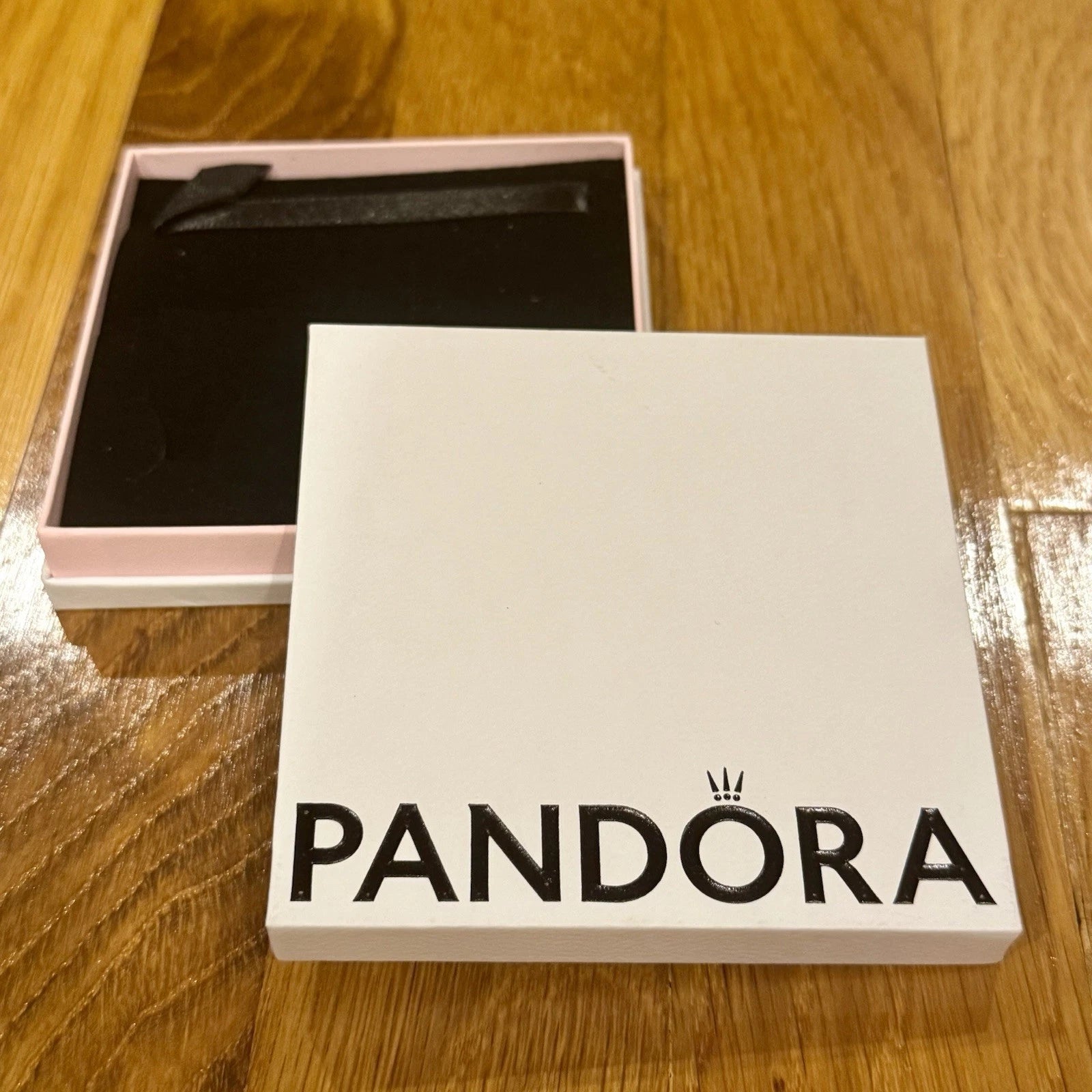PANDORA Jewelry Shopping Gift / Storage Chain Bracelet Necklace Box With Ribbon | eBay