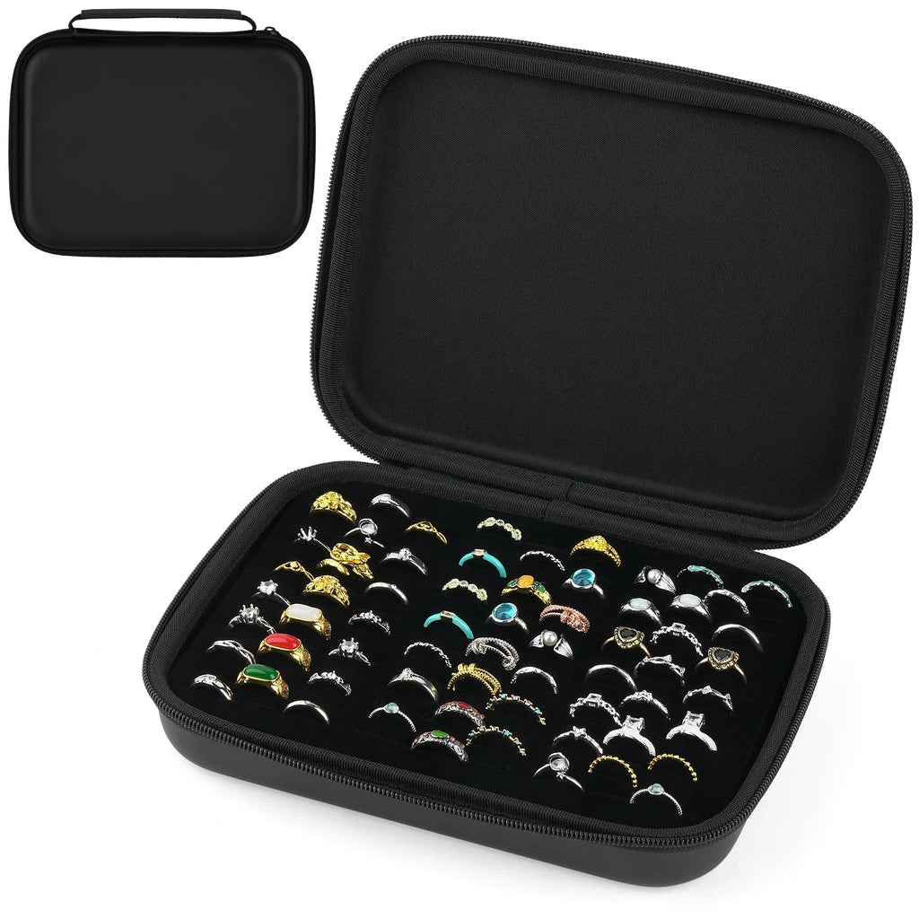 50 Slots Ring Organizer Storage Case Jewelry Ring Display Collector Only Box | eBay