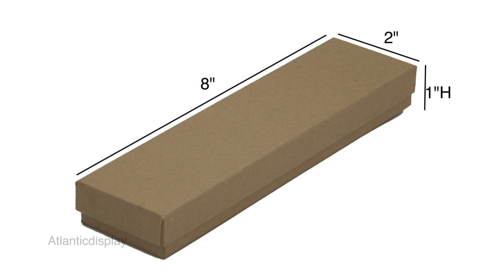Khaki Kraft Cotton Filled Gift Boxes Jewelry Cardboard Box Lots of 5~20~50~100 | eBay