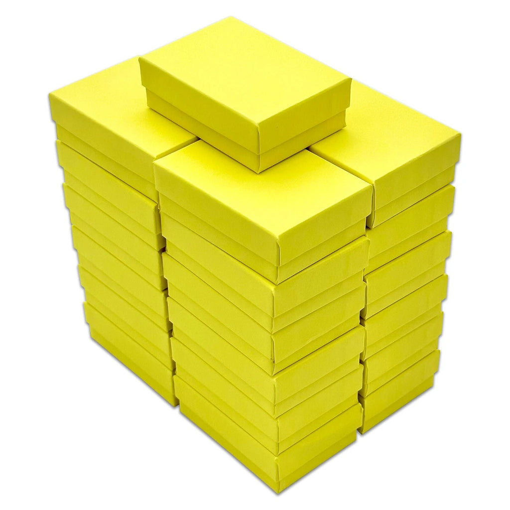 BULK 3.2x2.2x1 Cardboard #32 JEWELRY GIFT BOXES Cotton Fill Kraft Small Shipping | eBay