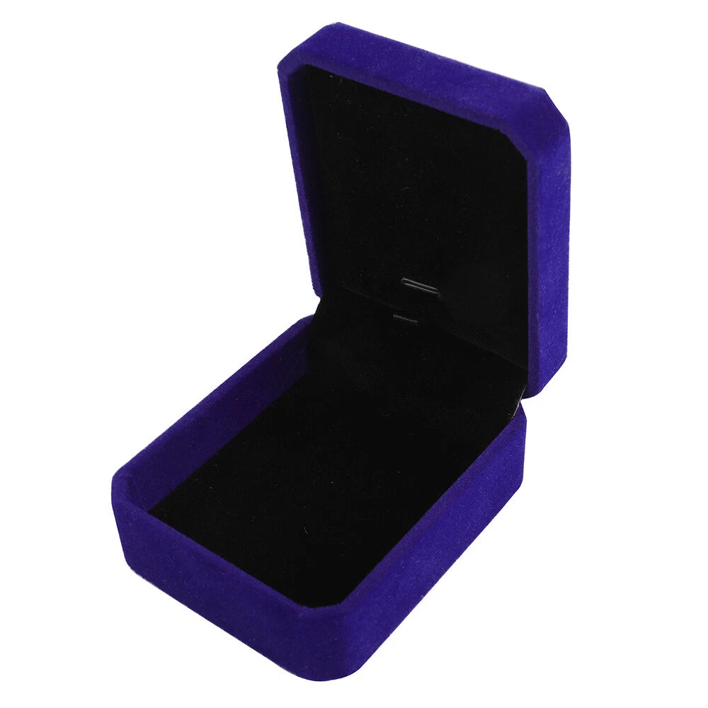 Velvet Earring Ring Necklace Pendant Jewelry Gift Boxes Storage Cases Wedding | eBay