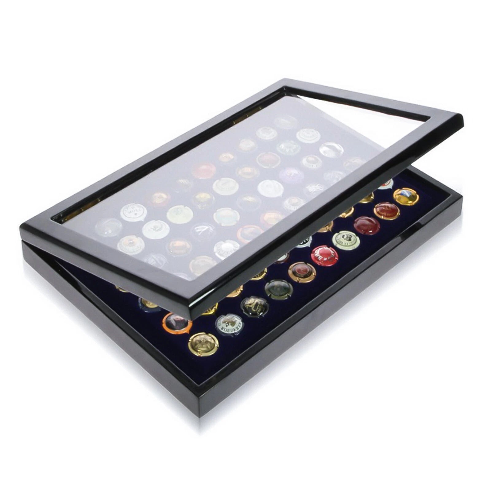 100 Slots Jewelry Ring Display Organizer Tray Holder Earrings Storage Boxes Case | eBay