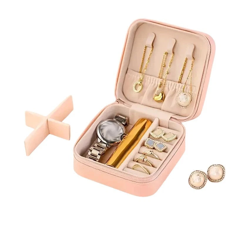 Portable Jewelry Zippered Storage Box - New | eBay