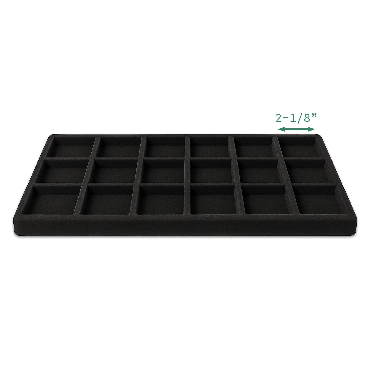 Wooden Jewelry Display Case Organizer Glass Lid Pad/Divider Insert Black/Burlap | eBay