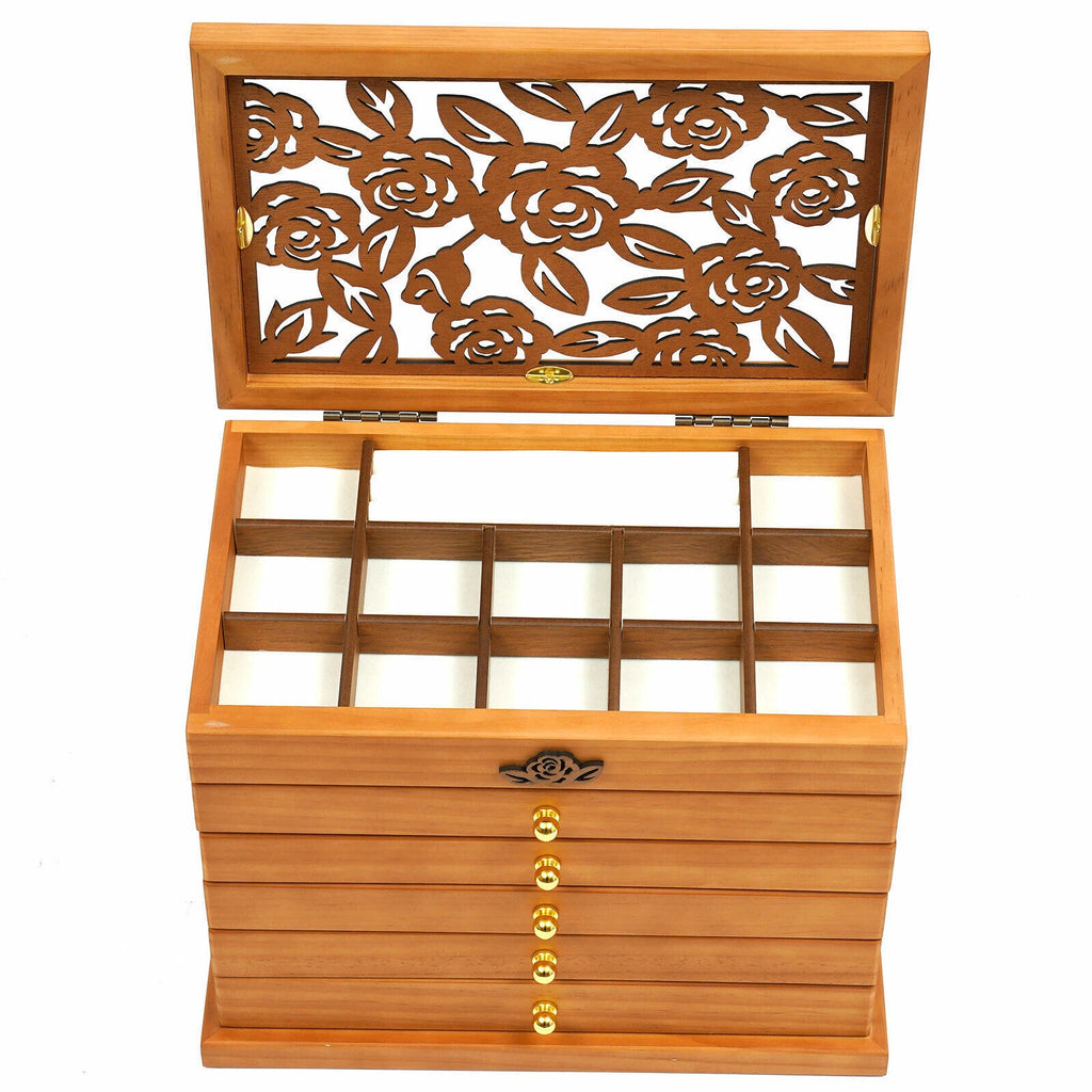 Jewelry Box Organizer for Women Girls Large Jewelry Storage Case with Drawers🔥 | eBay