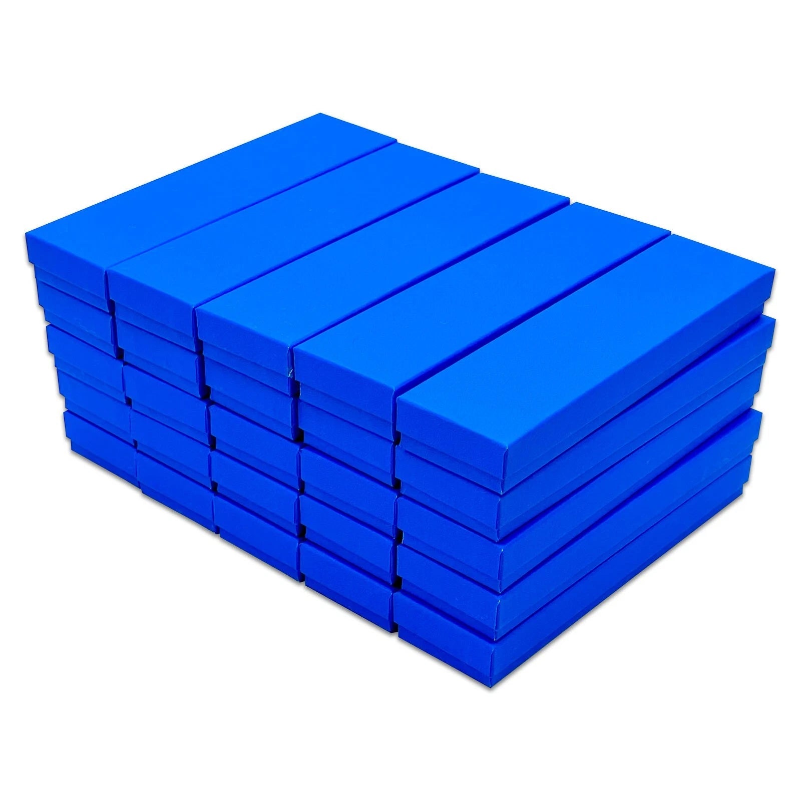 BULK 8x2x1 Cardboard #82 JEWELRY GIFT BOXES Cotton Fill Kraft Necklace Shipping | eBay