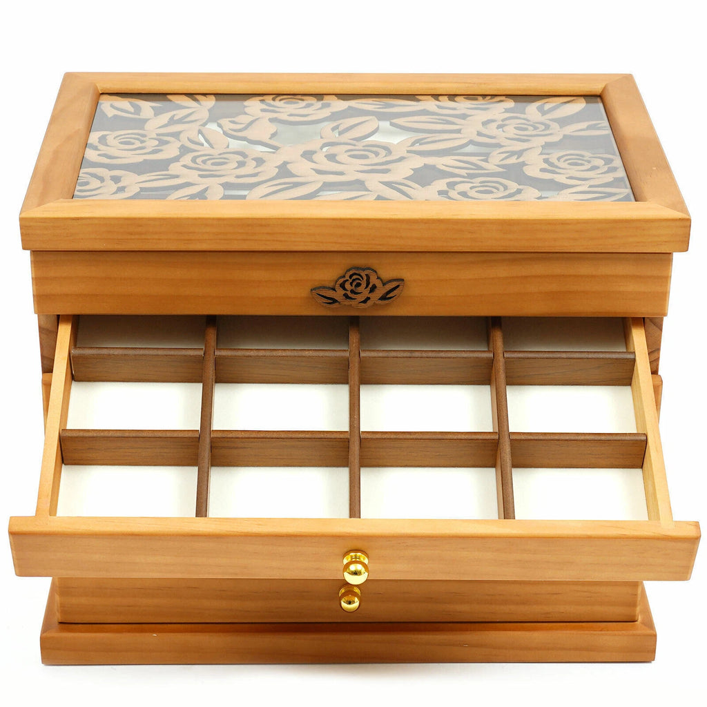 Jewelry Box Organizer for Women Girls Large Jewelry Storage Case with Drawers🔥 | eBay