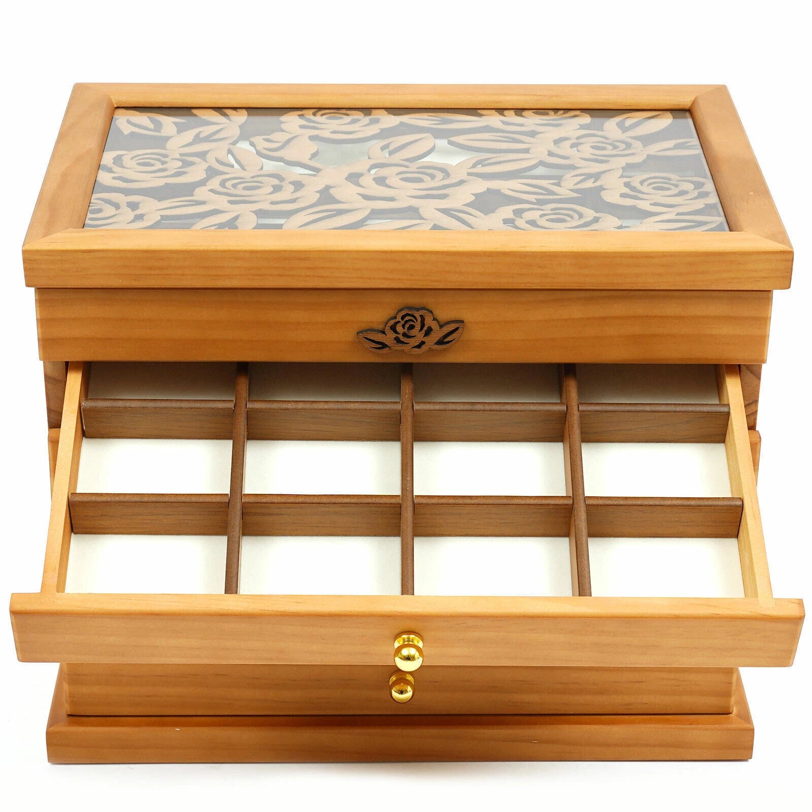 Jewelry Box Organizer for Women Girls Large Jewelry Storage Case with Drawers🔥 | eBay