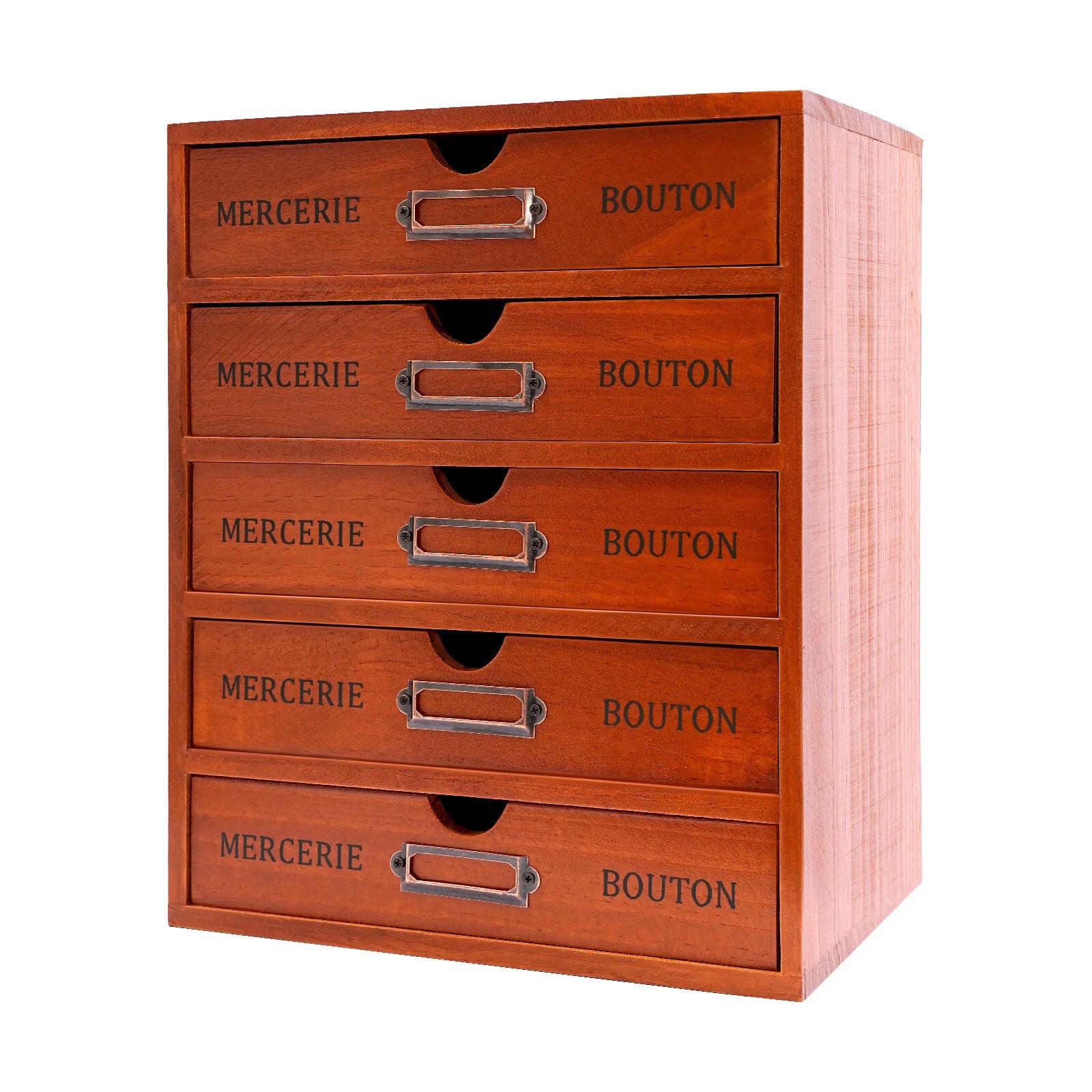 Vintage 5 Layers Large Jewelry Organizer Wooden Storage Box Case With 5 Drawers | eBay