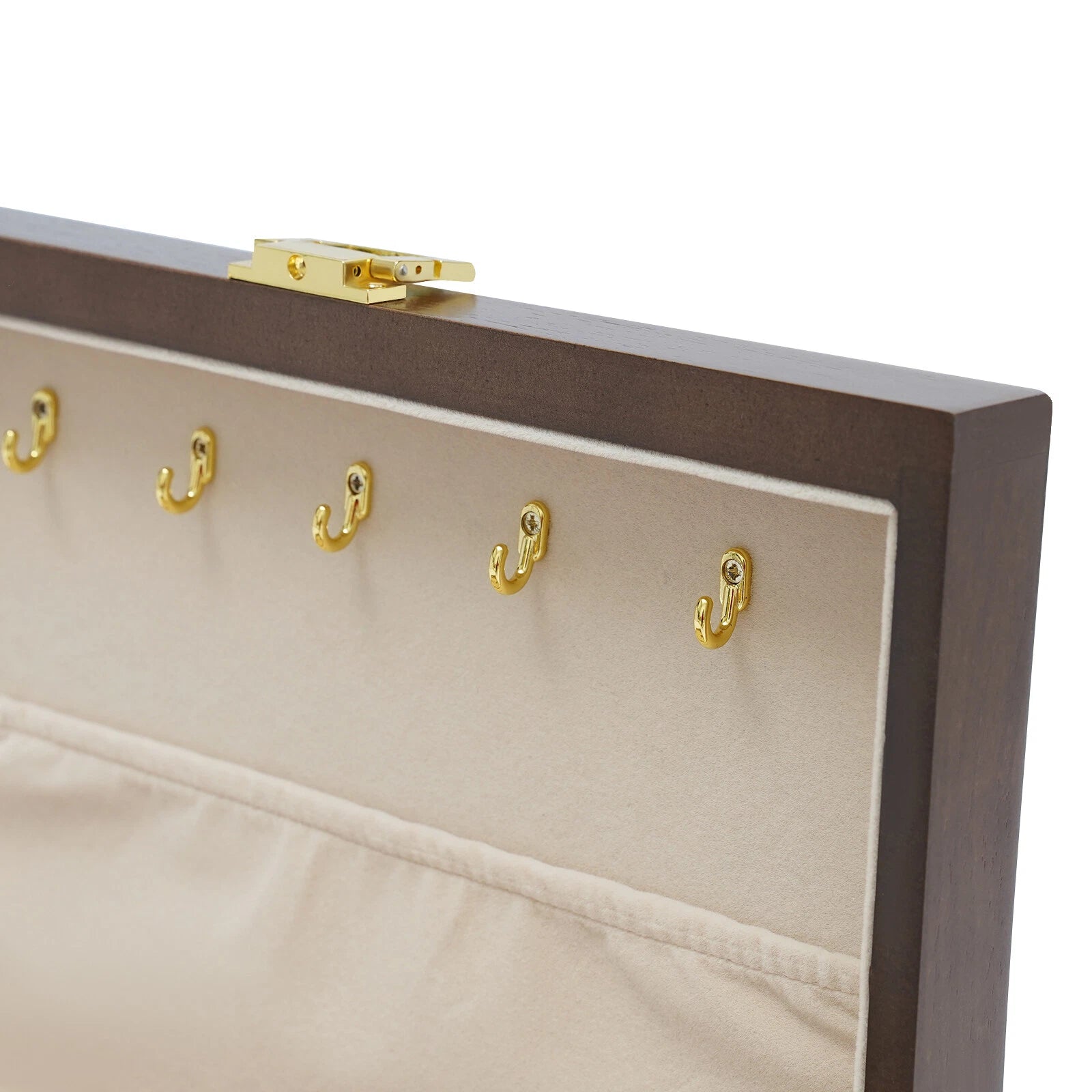 3 Layers Wooden Organizer Jewelry Storage Box w/ 2 Drawers Cabinet | eBay