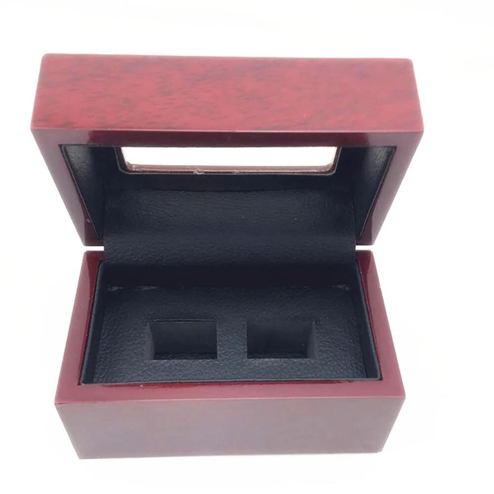 1-7 Hole Championship Ring Display Case Box Wooden Collection Storage box US## | eBay