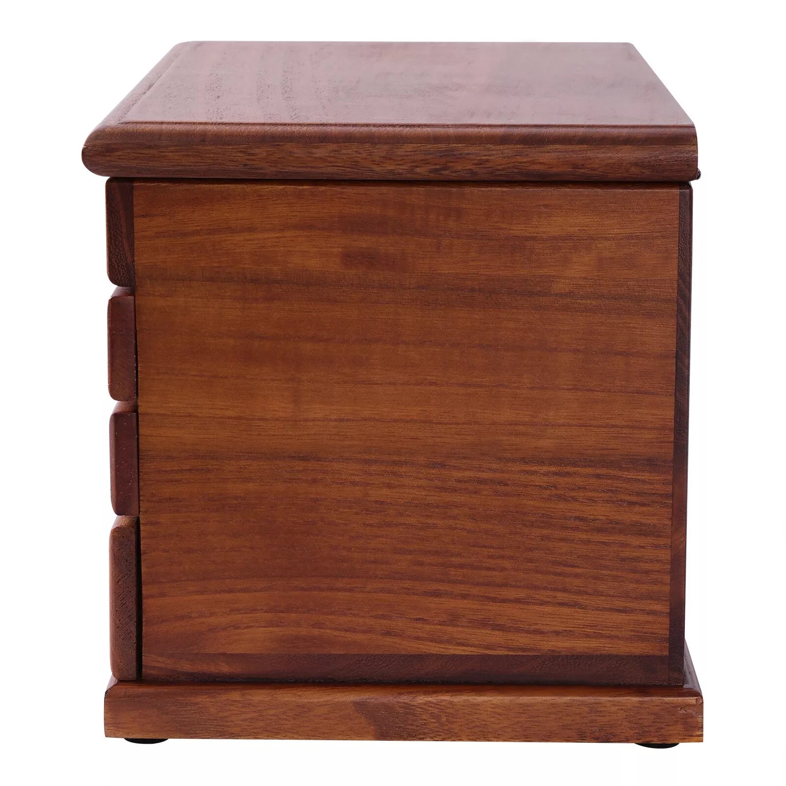 Wooden Jewelry Box Jewelry Storage Ring Earrings Organizer Case with Drawer NEW | eBay