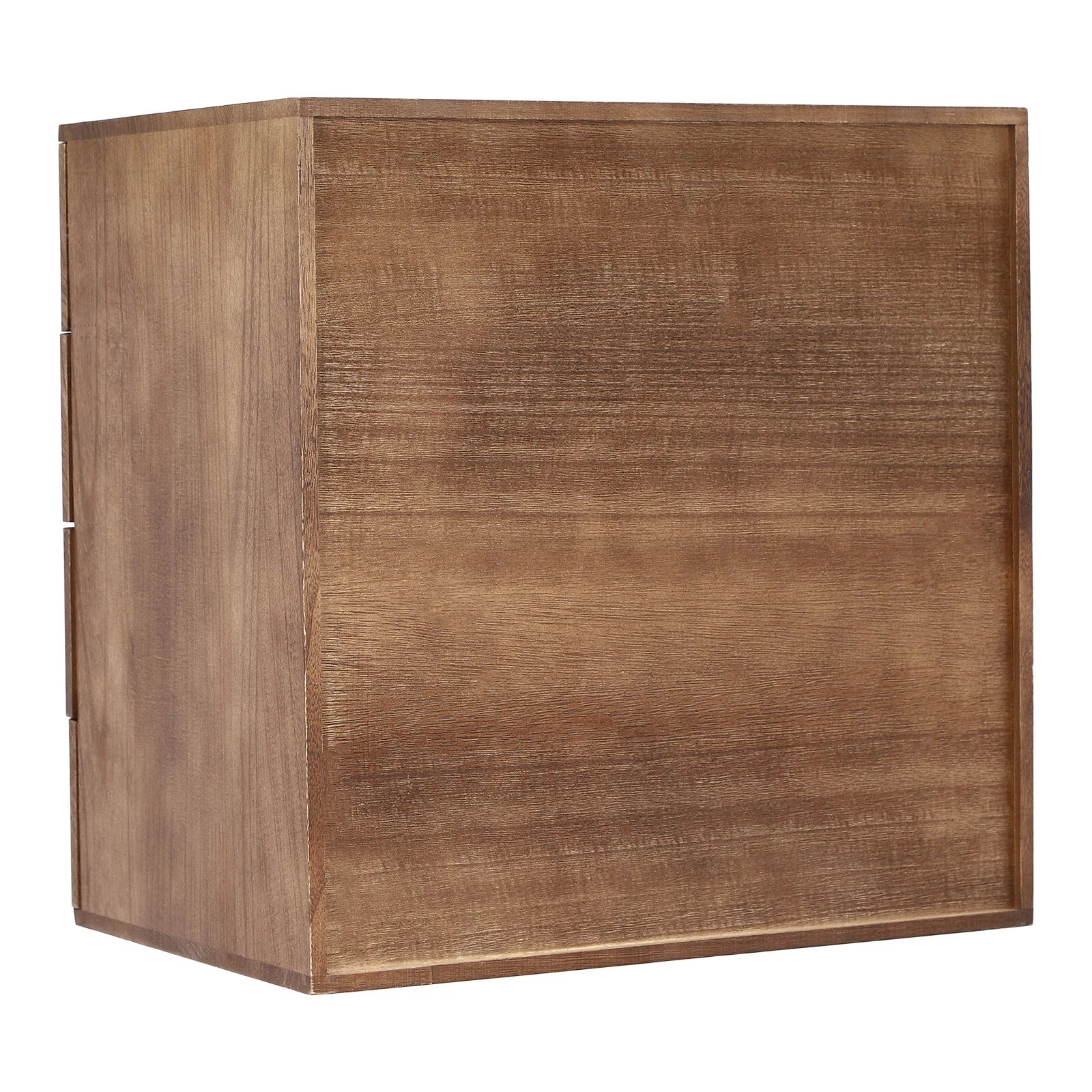 4 Layers Vintage Jewelry Organizer Wooden File Storage Box with Lockable Drawers | eBay