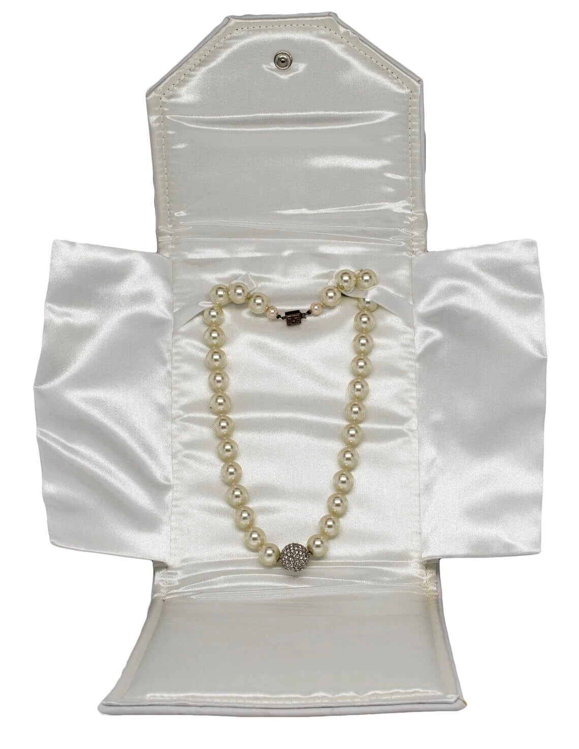 Novel Box Leatherette Jewelry Pearl Folder Satin Interior Various Colors/Sizes | eBay