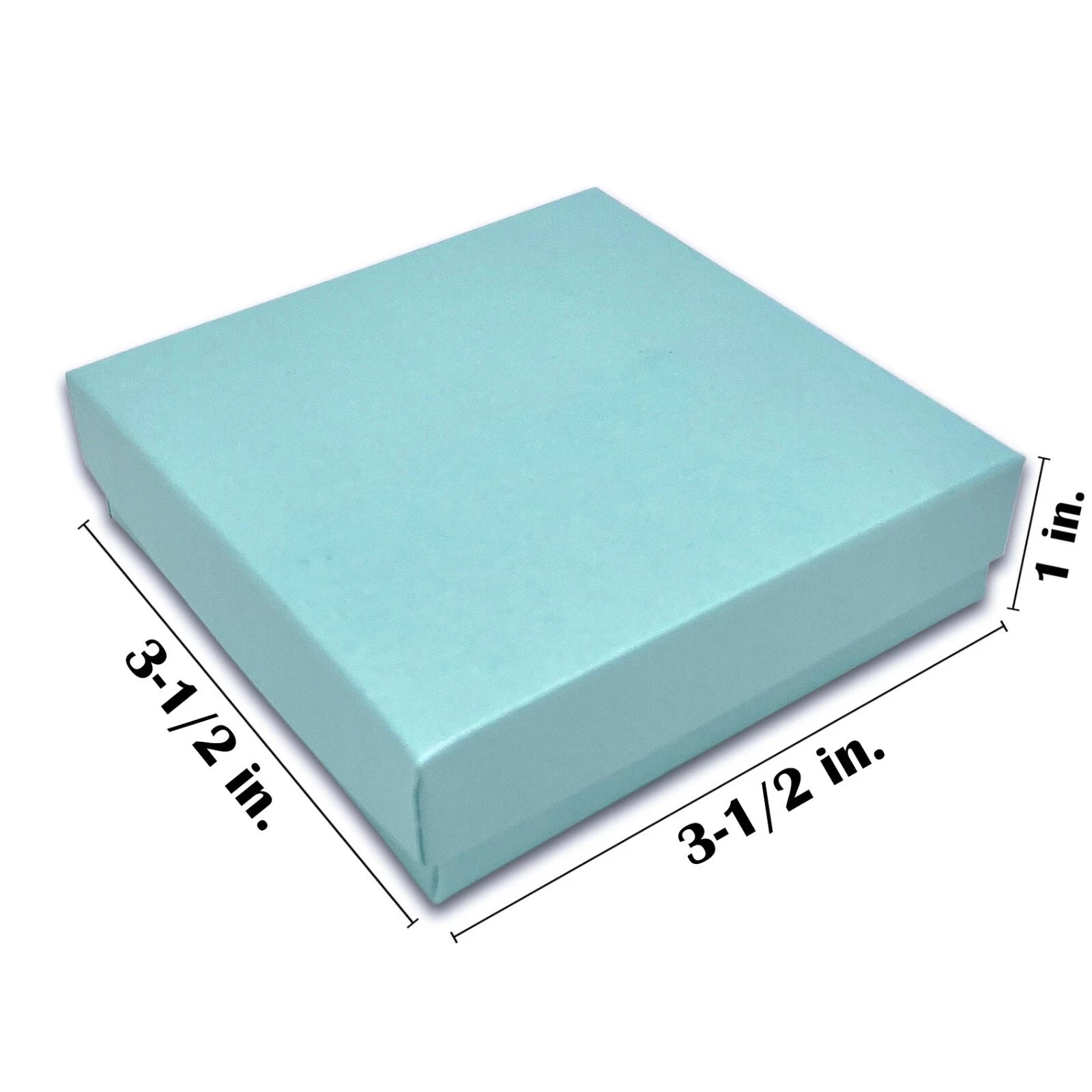 BULK 3.5x3.5x1 Cardboard #33 JEWELRY GIFT BOXES Cotton Fill Kraft Paper Shipping | eBay