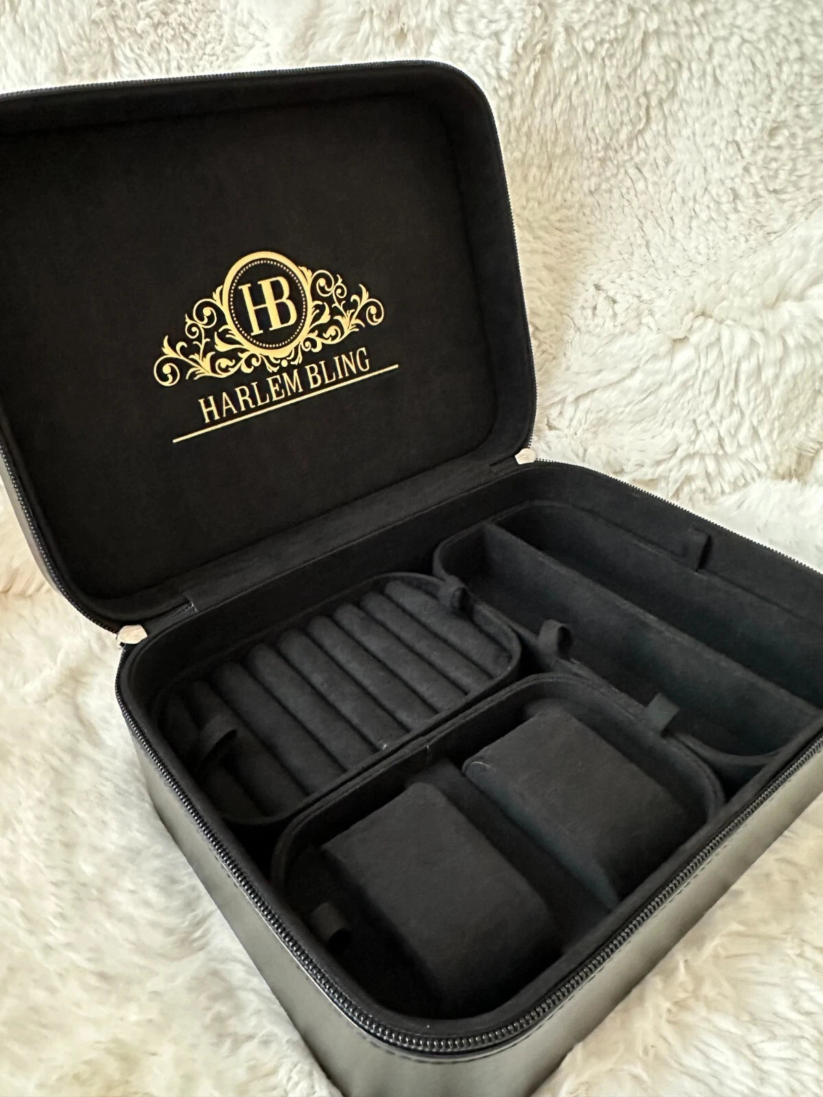 Harlembling Leather Travel Jewelry Box Case | eBay