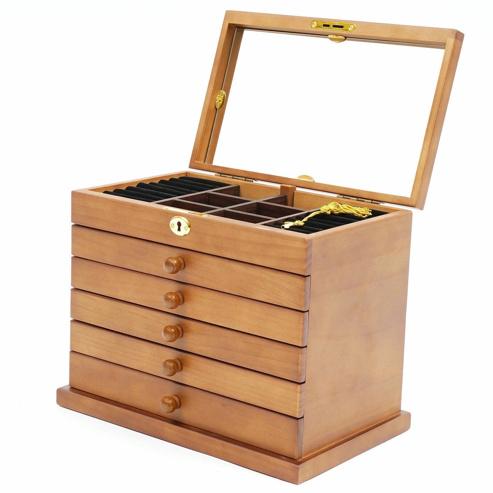 Jewelry Box Organizer for Women Girls Large Jewelry Storage Case with Drawers🔥 | eBay