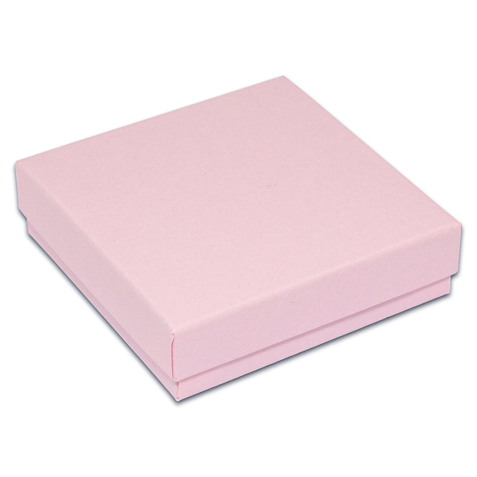 BULK 3.5x3.5x1 Cardboard #33 JEWELRY GIFT BOXES Cotton Fill Kraft Paper Shipping | eBay