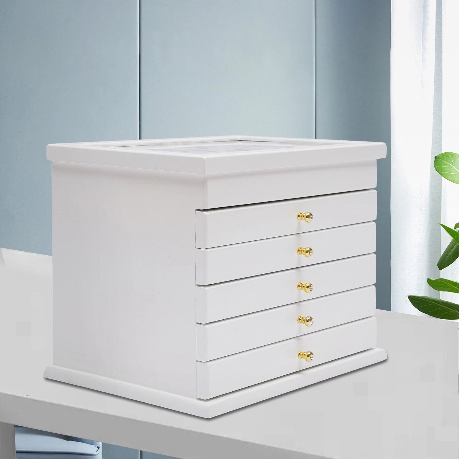 Large Jewelry Box Organizer for Women Girls Jewelry Storage Case with Drawers US | eBay
