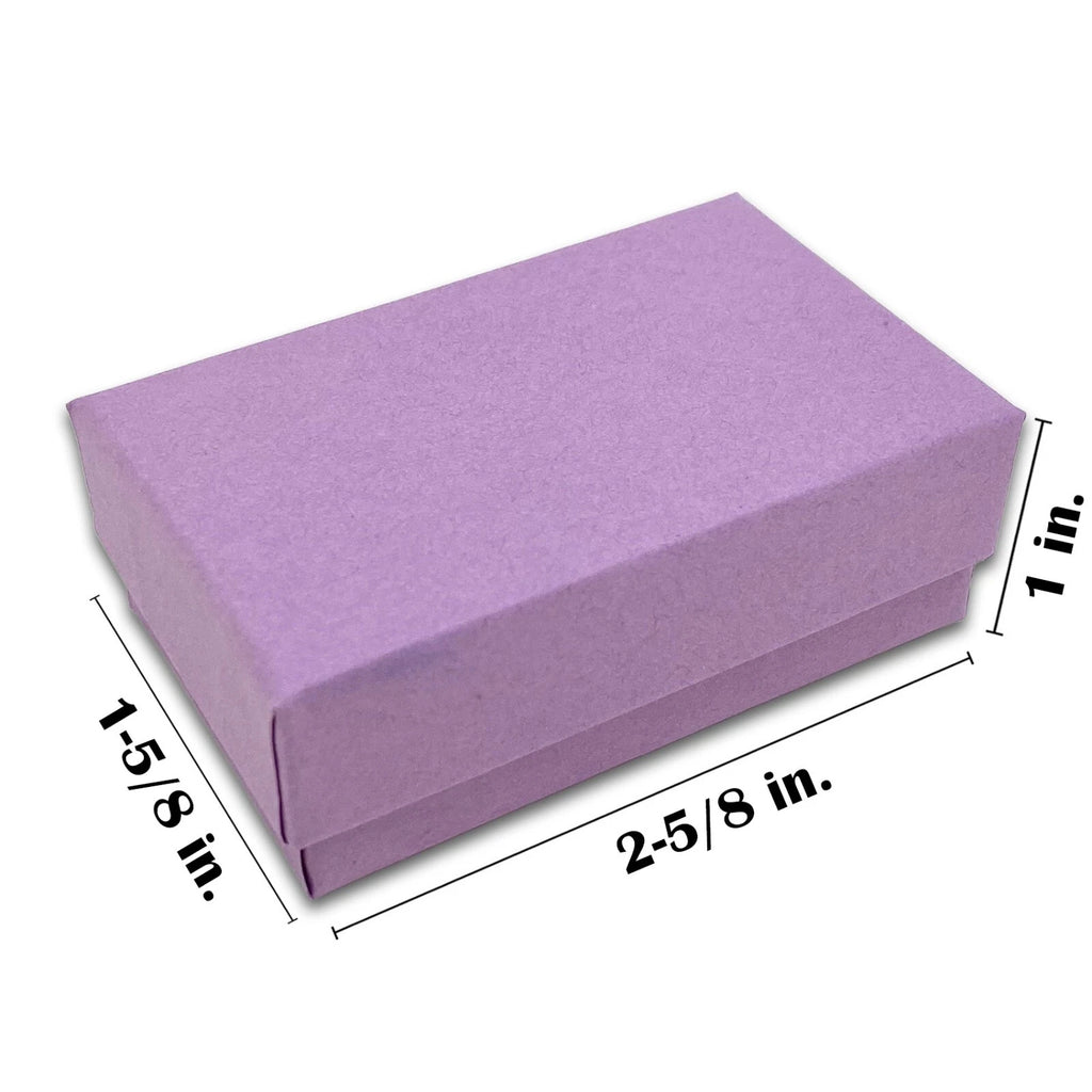 BULK Cardboard Kraft Paper JEWELRY GIFT BOXES Cotton Filled PURPLE for Shipping | eBay