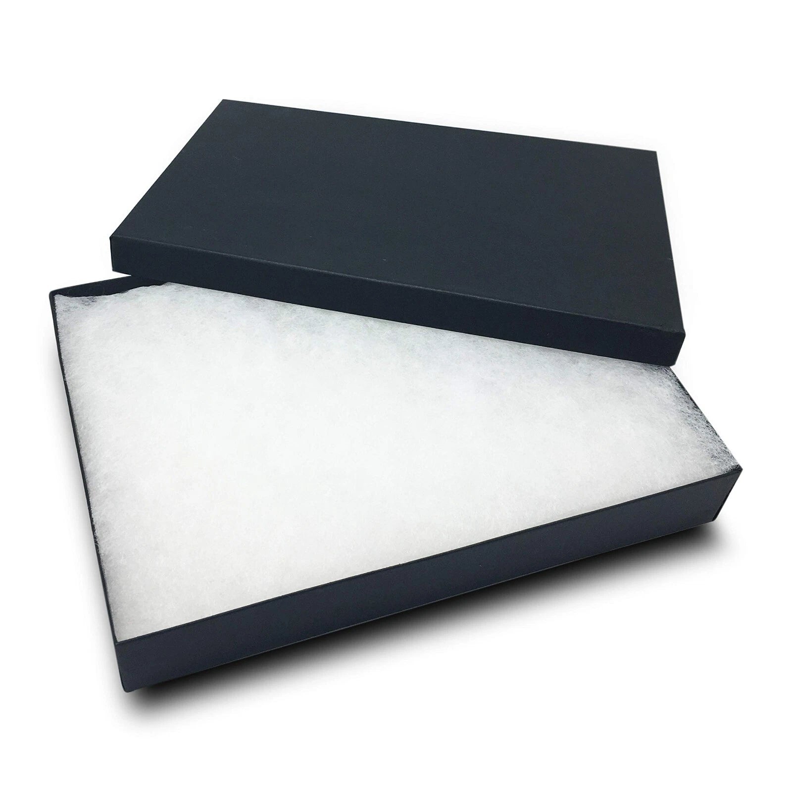 25-Pack Cardboard Paper JEWELRY GIFT BOX Case with Cotton Padding Insert - BLACK | eBay